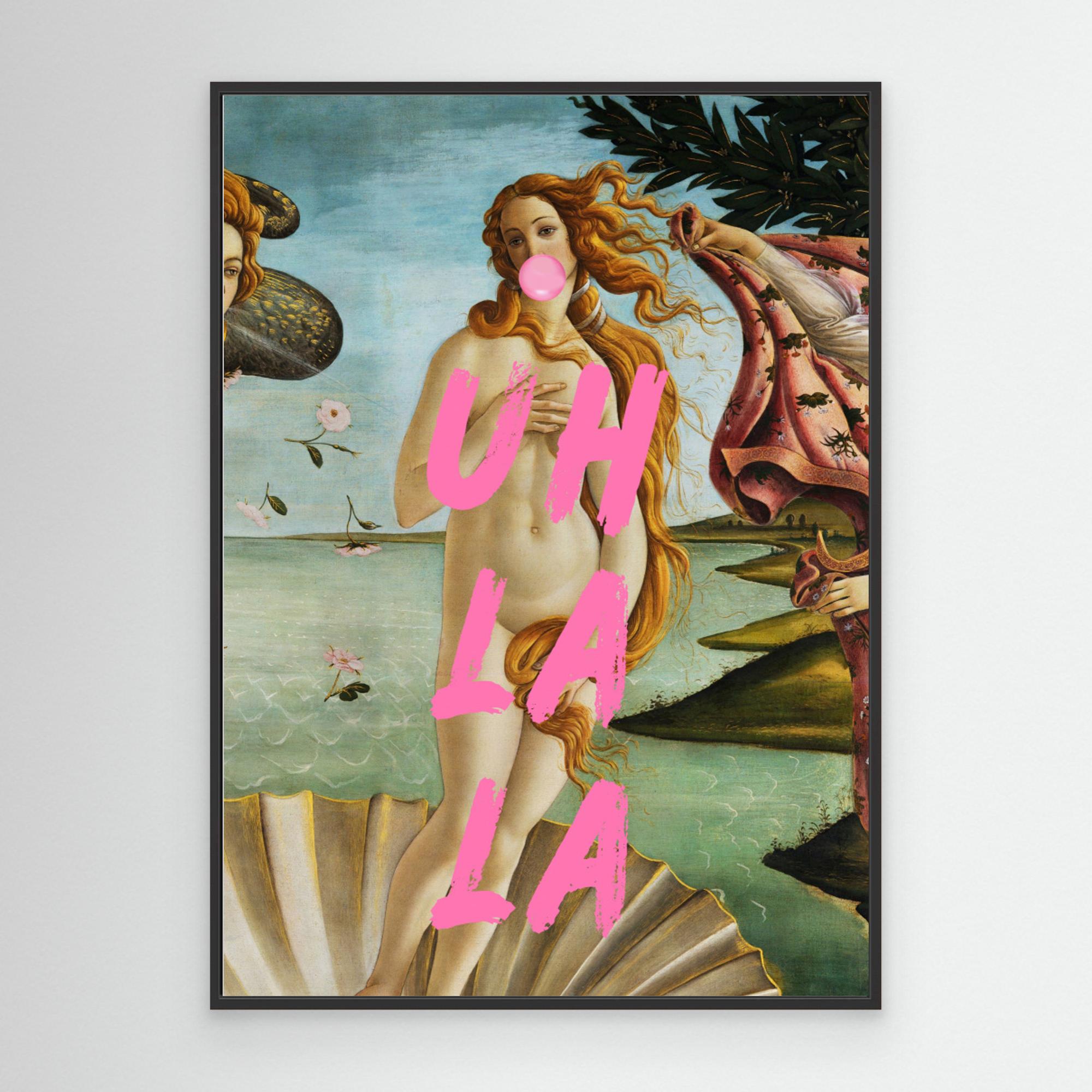 The Birth of Venus by Sandro Botticelli / Uh La La by The Art Concept Canvas
