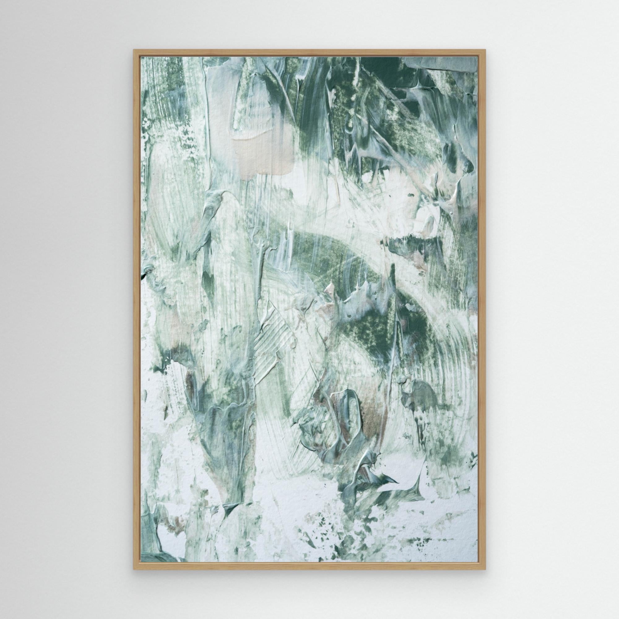 Green Acryl by Uplusmestudio Canvas