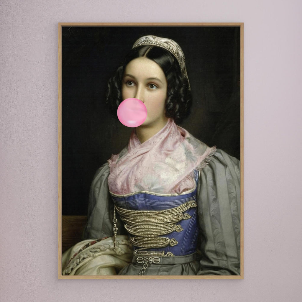 Bubble Gum Portrait by The Art Concept