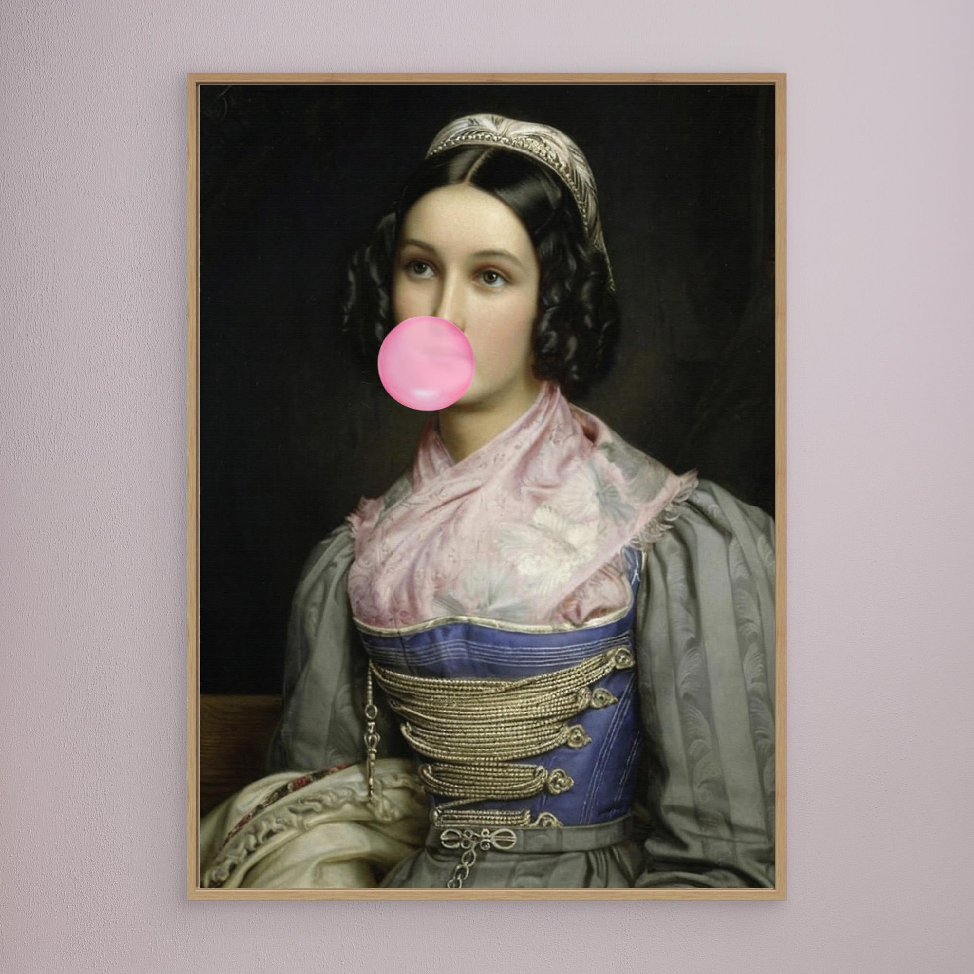 Bubble Gum Portrait by The Art Concept