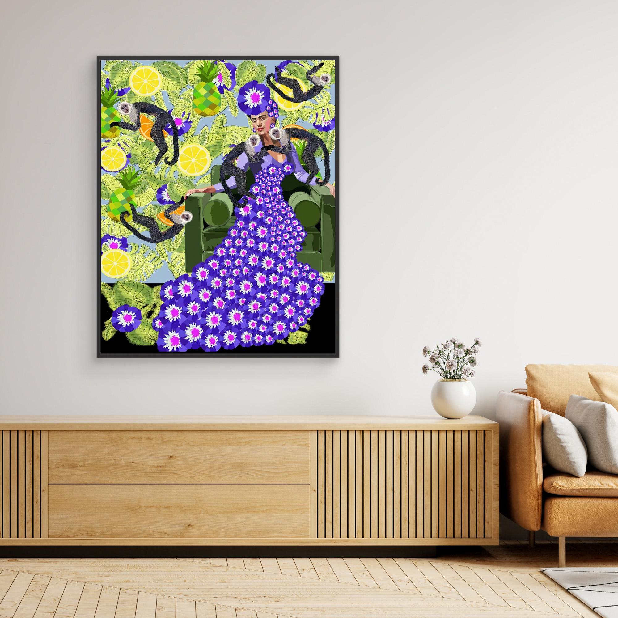 Frida in the Garden by Lynnda Rakos