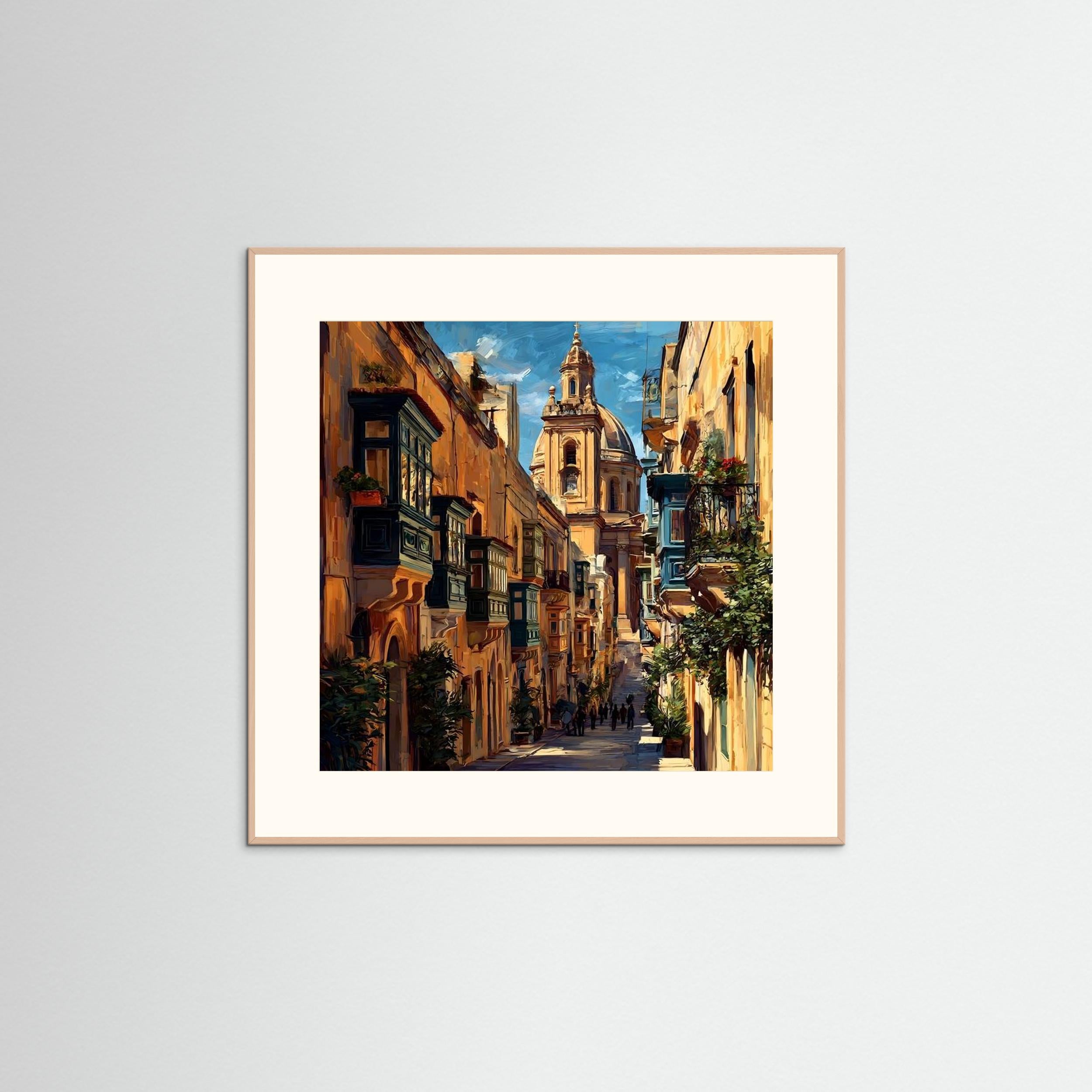 Malta villi by Natty Jaxxx The Frame Gain Fine Art Paper