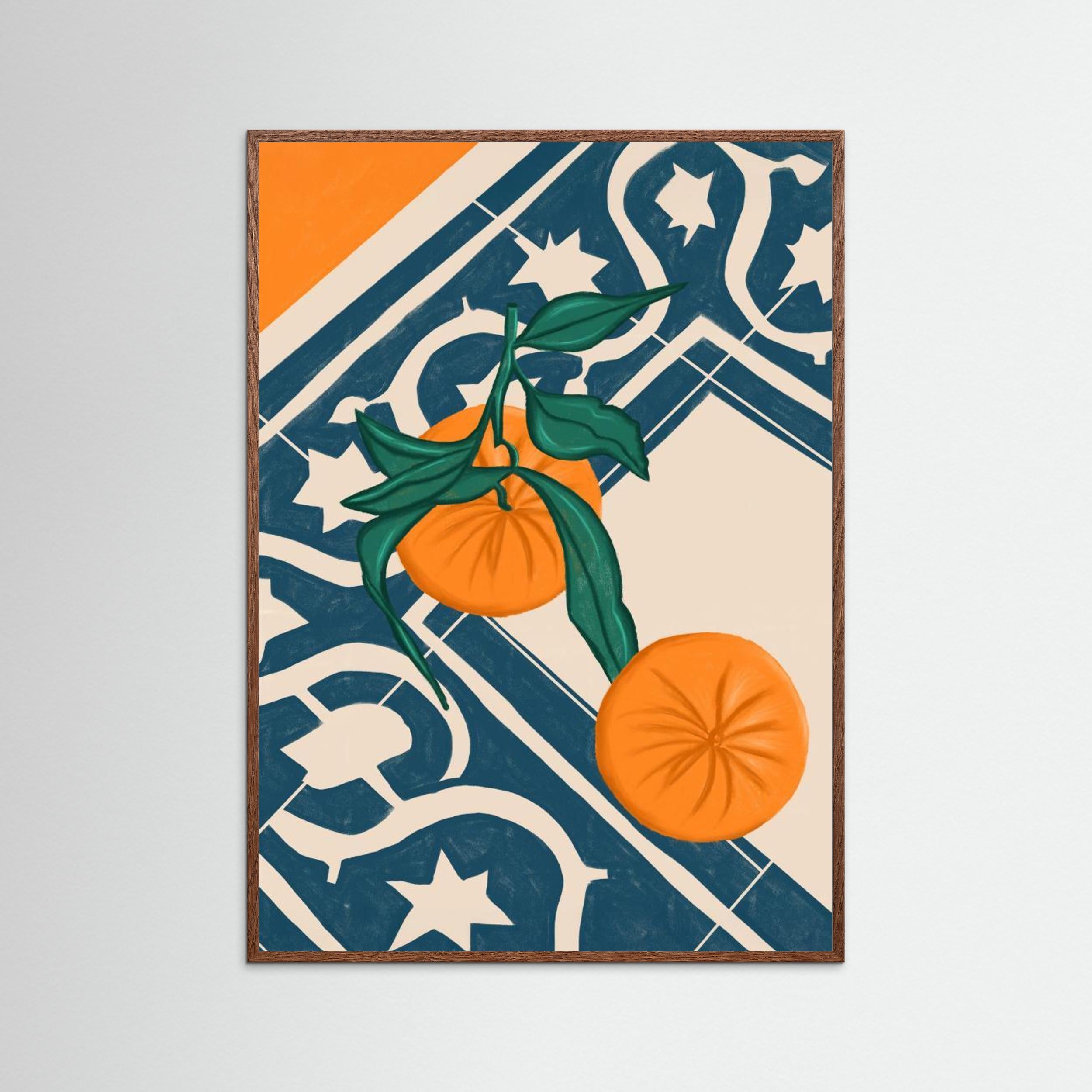 SUMMER MANDARINS by Gulcihan Ozguc Fine Art Paper 