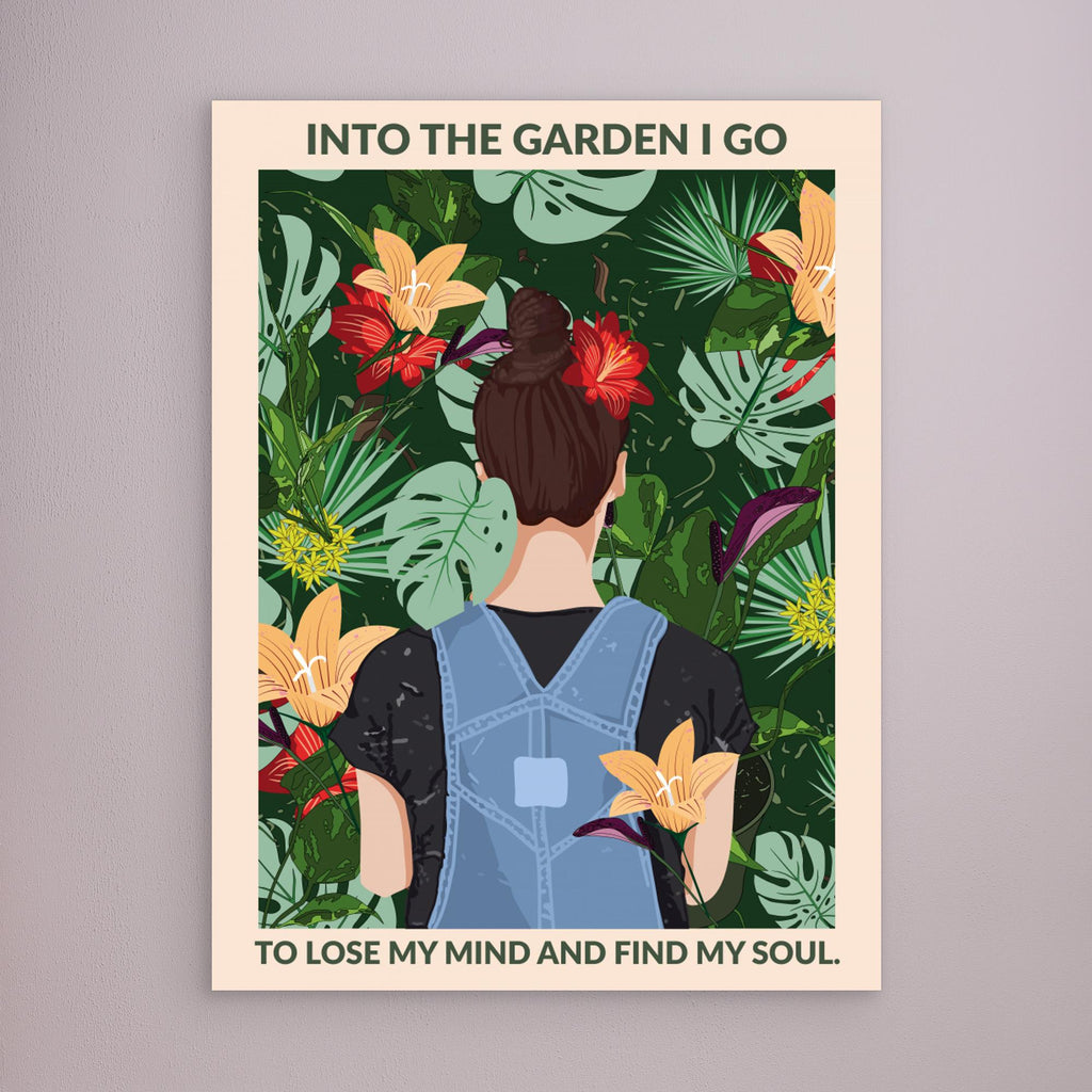 Into the Garden Standard Wall Art by Wall Chart Art Studio