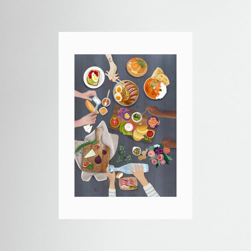 Brunch by Petra Lizde Fine Art Paper 