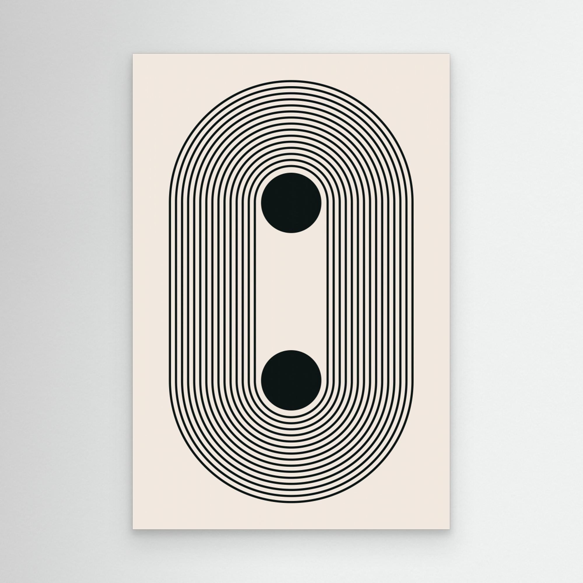 Black Boho Vibe Series 4 by Jay Stanley Canvas