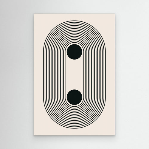 Black Boho Vibe Series 4 by Jay Stanley Canvas