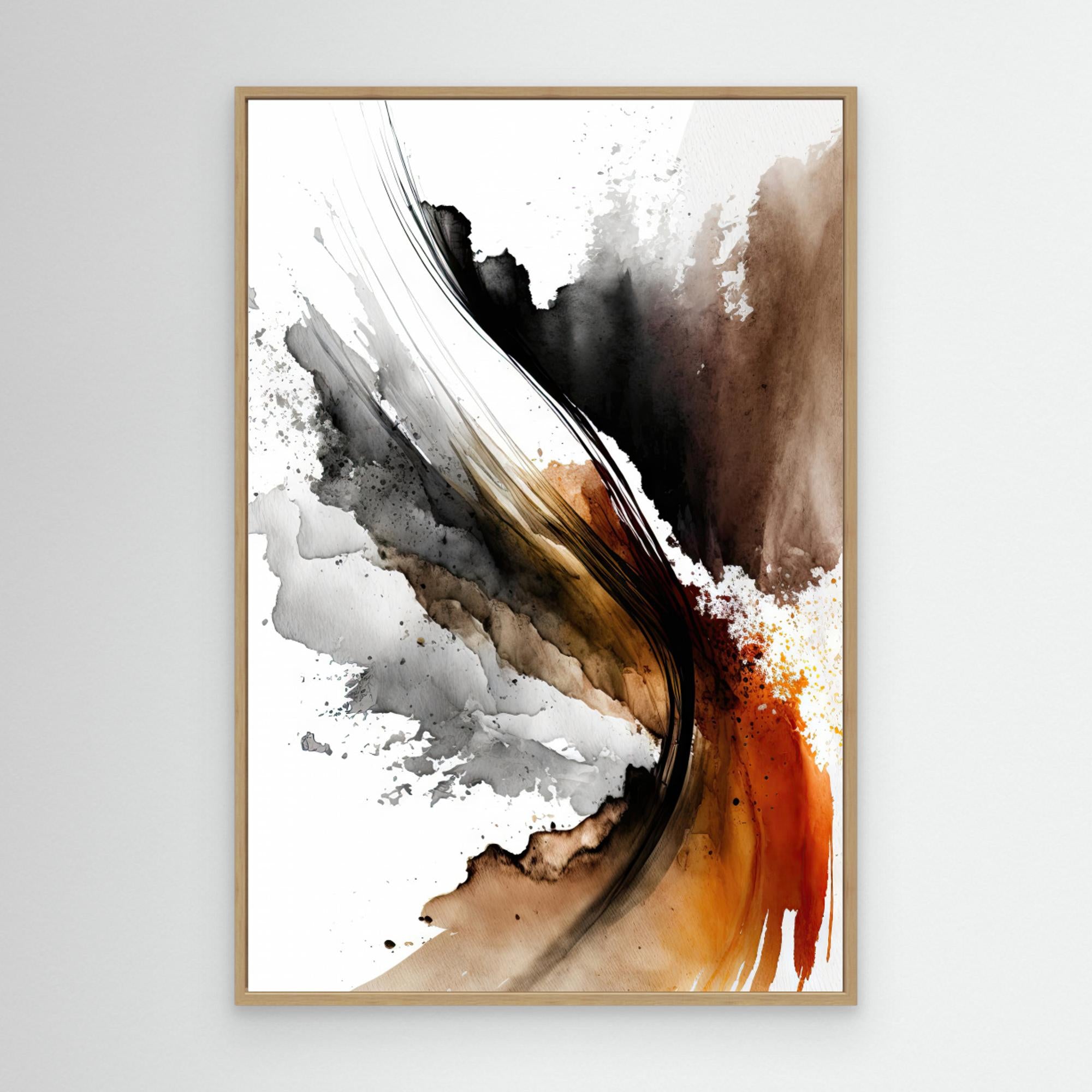 Earthy Abstraction by Mauro Canvas