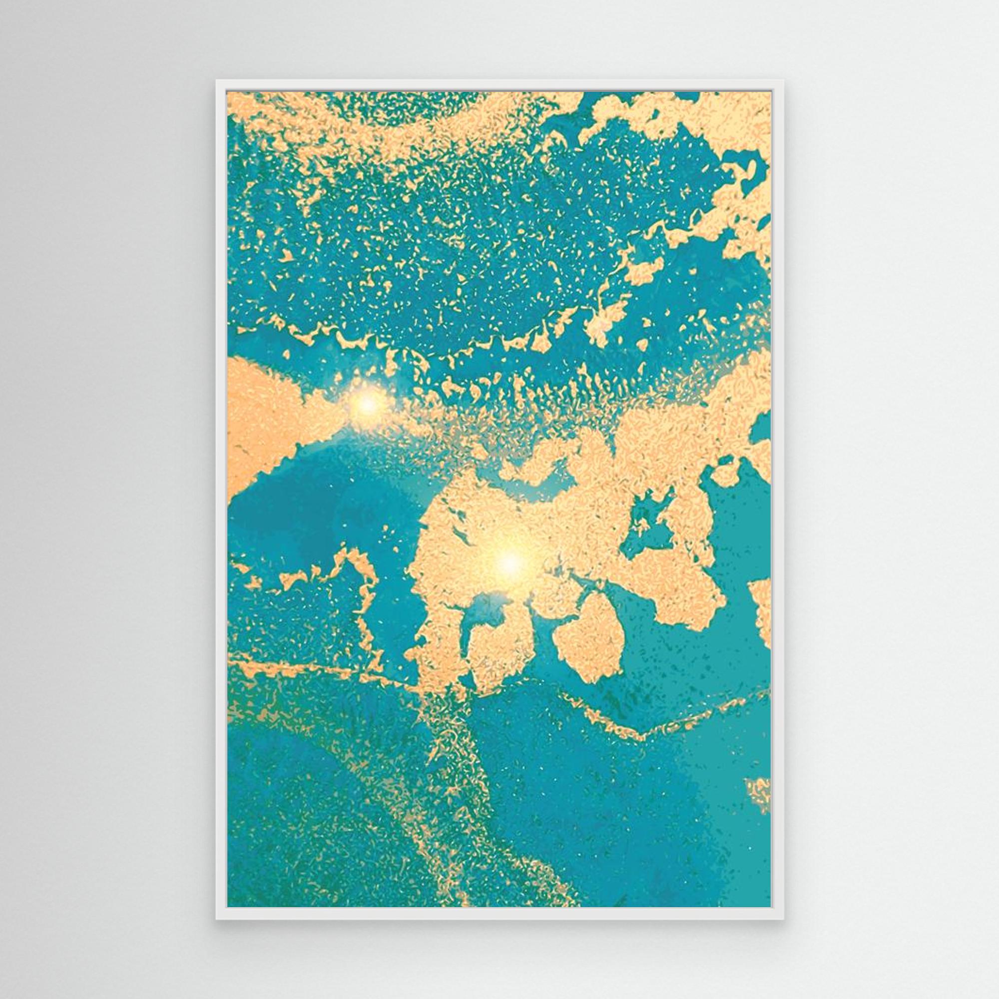 Rich Ocean No.2 by The Frame Gain Canvas