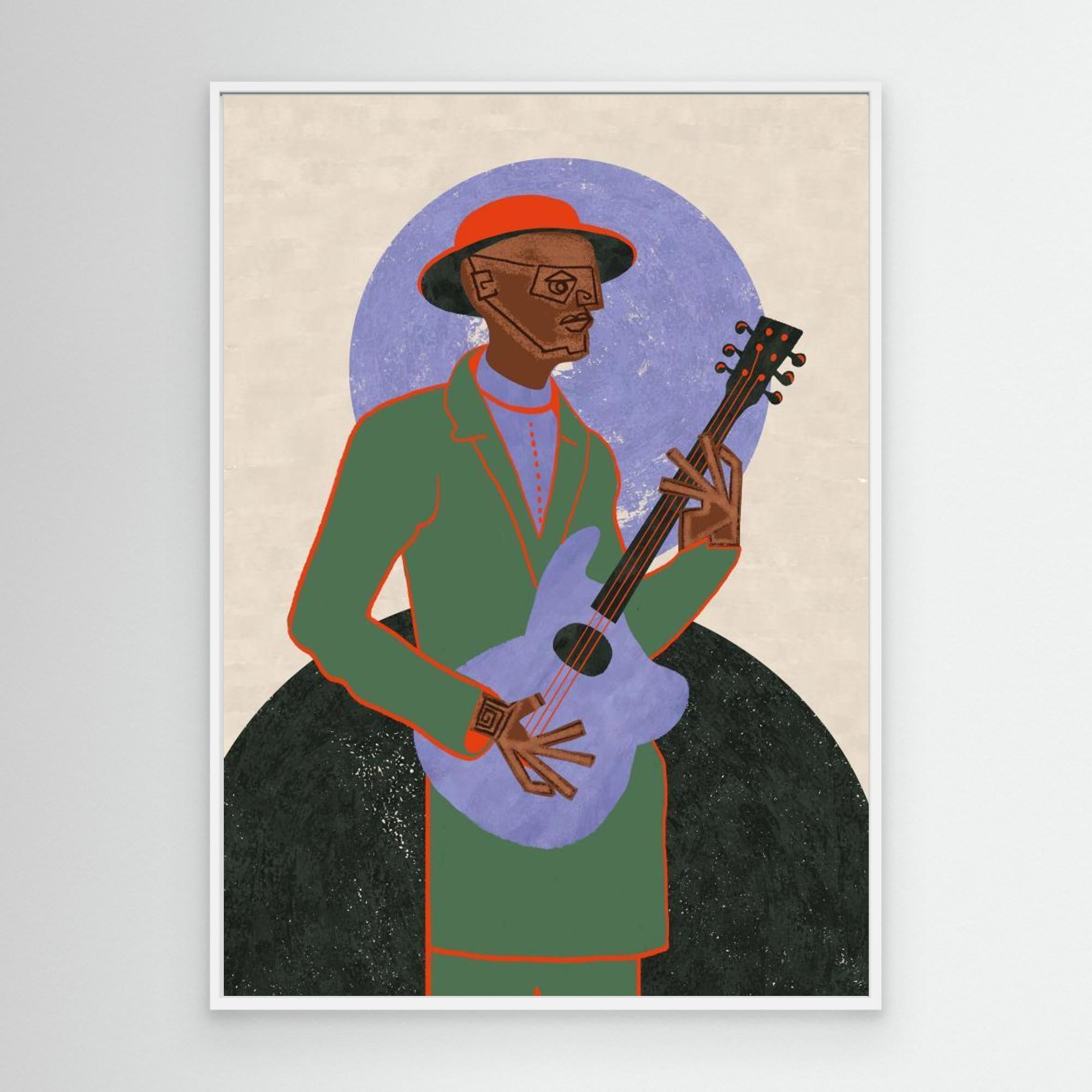 MUSICIAN GUY XII by Gulcihan Ozguc Canvas