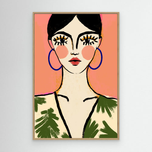 Big Eyes by Treechild Canvas