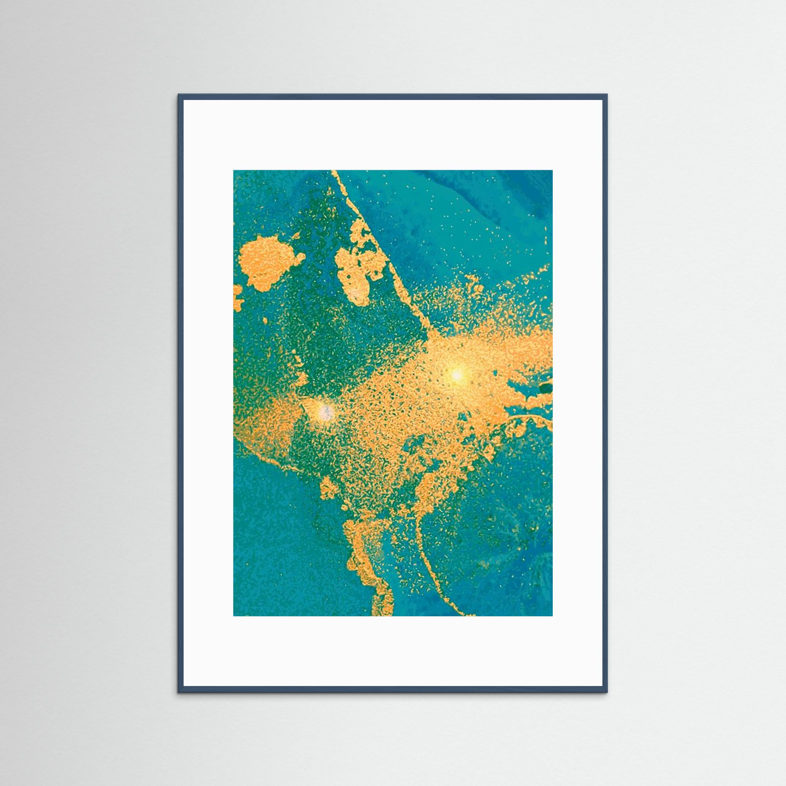 Rich Ocean No.1 by The Frame Gain Canvas