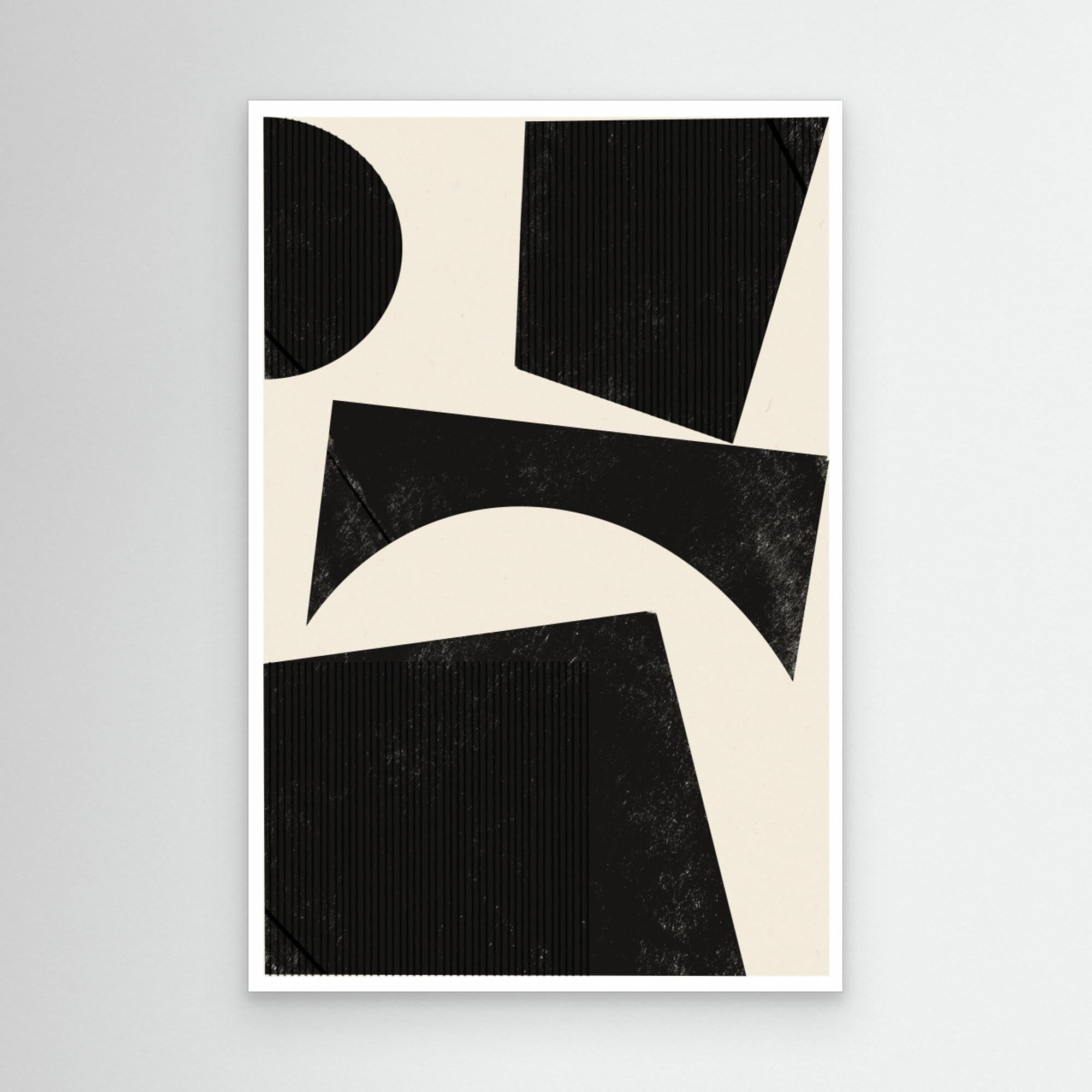 Modern Abstract Shape 04 by The Miuus Studio Canvas