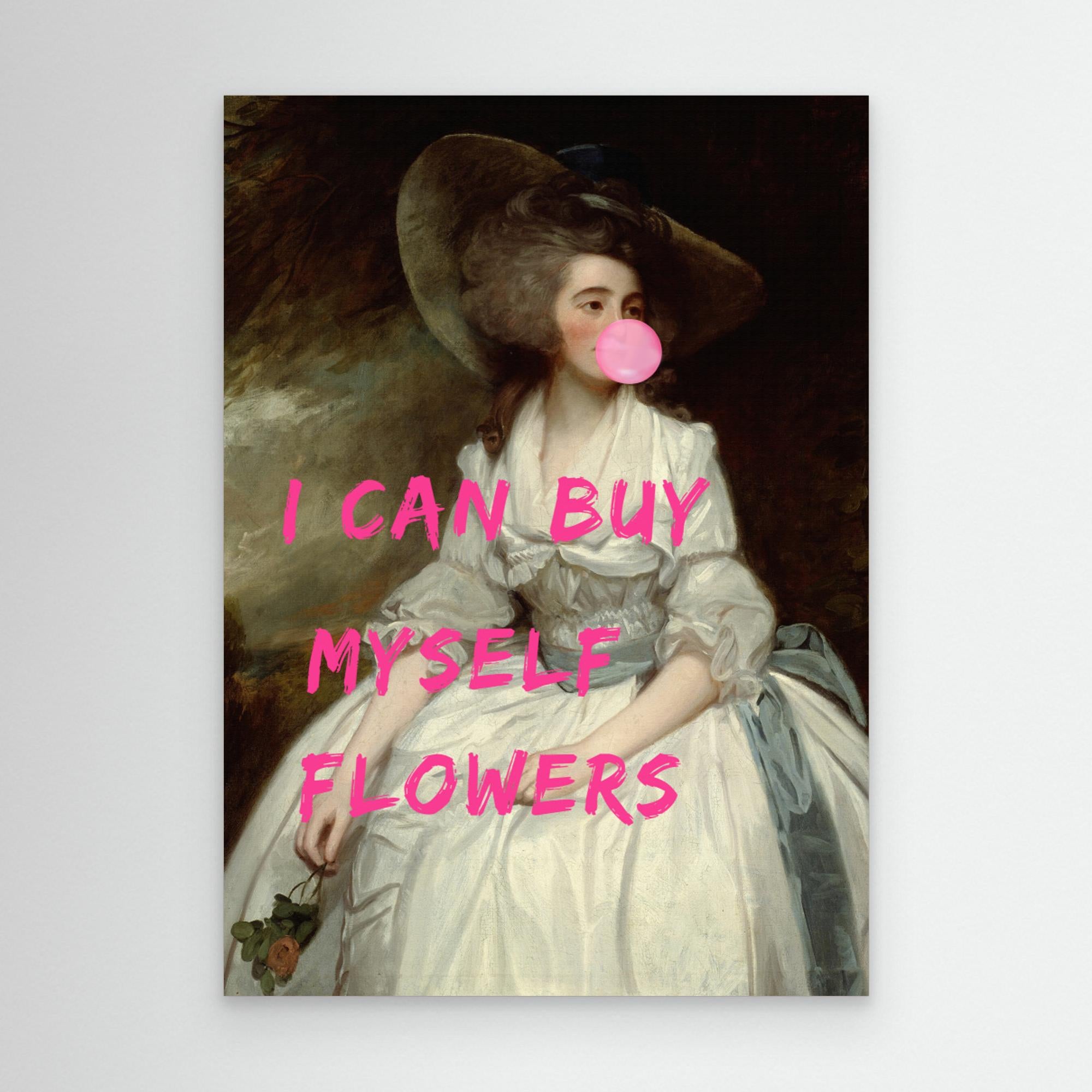 I Can Buy Myself Flowers by The Art Concept Canvas