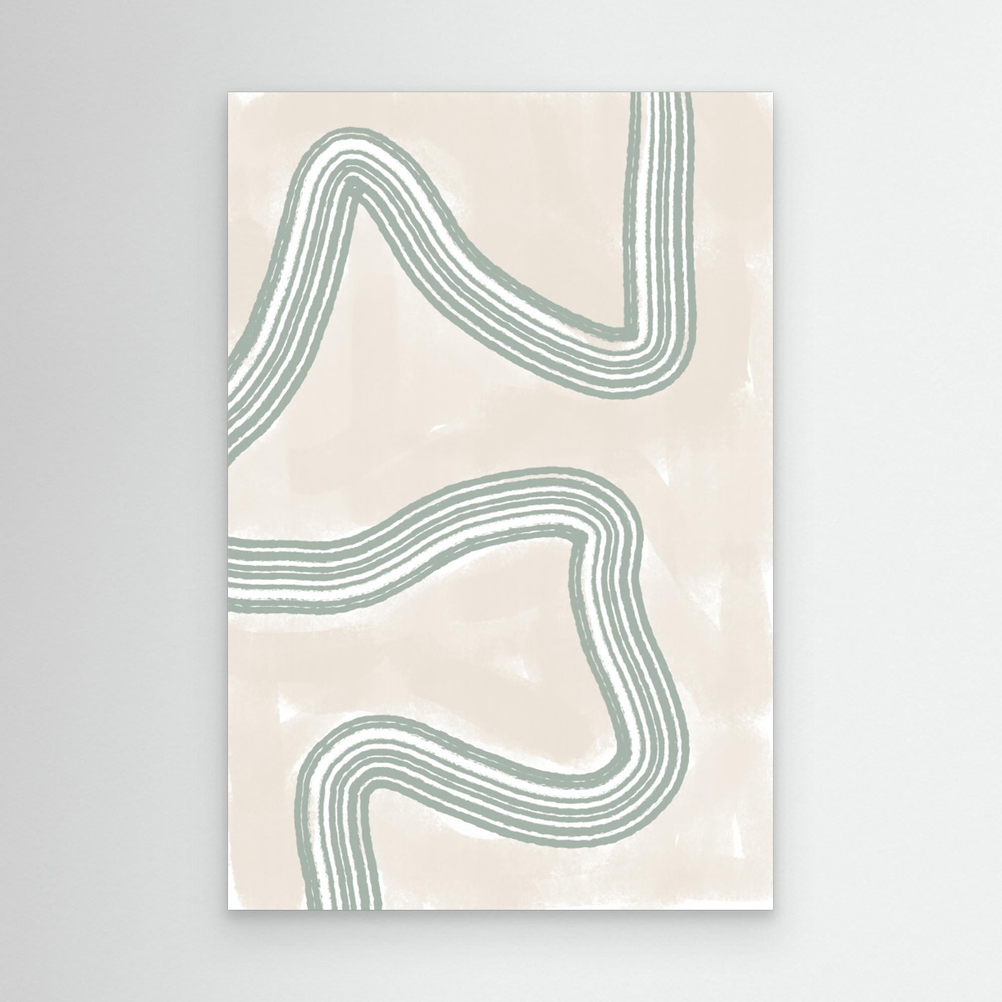 Abstracto Twist by Uplusmestudio Canvas