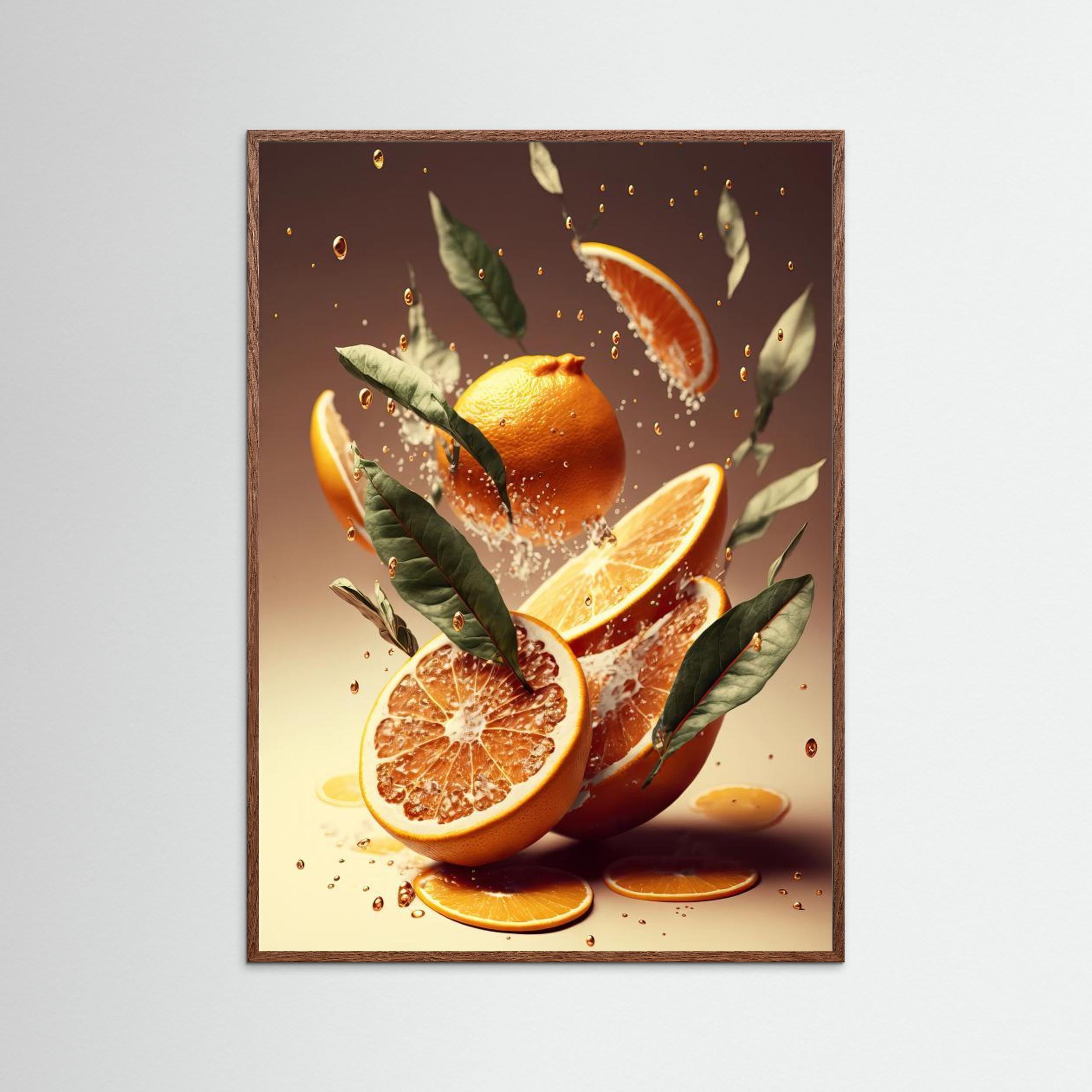 Fresh Oranges by Treechild Fine Art Paper 