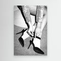 Disco Feet B&w by Pictufy Studio Iii Canvas