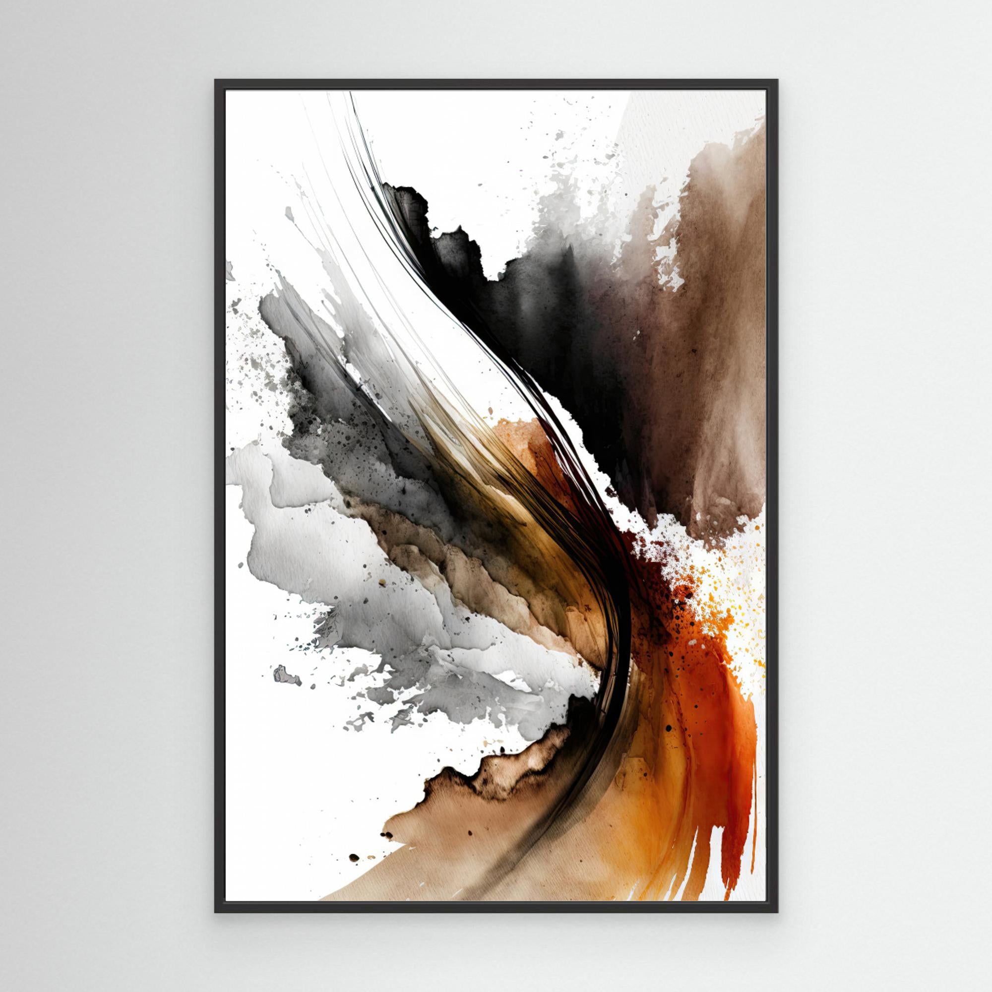 Earthy Abstraction by Mauro Canvas