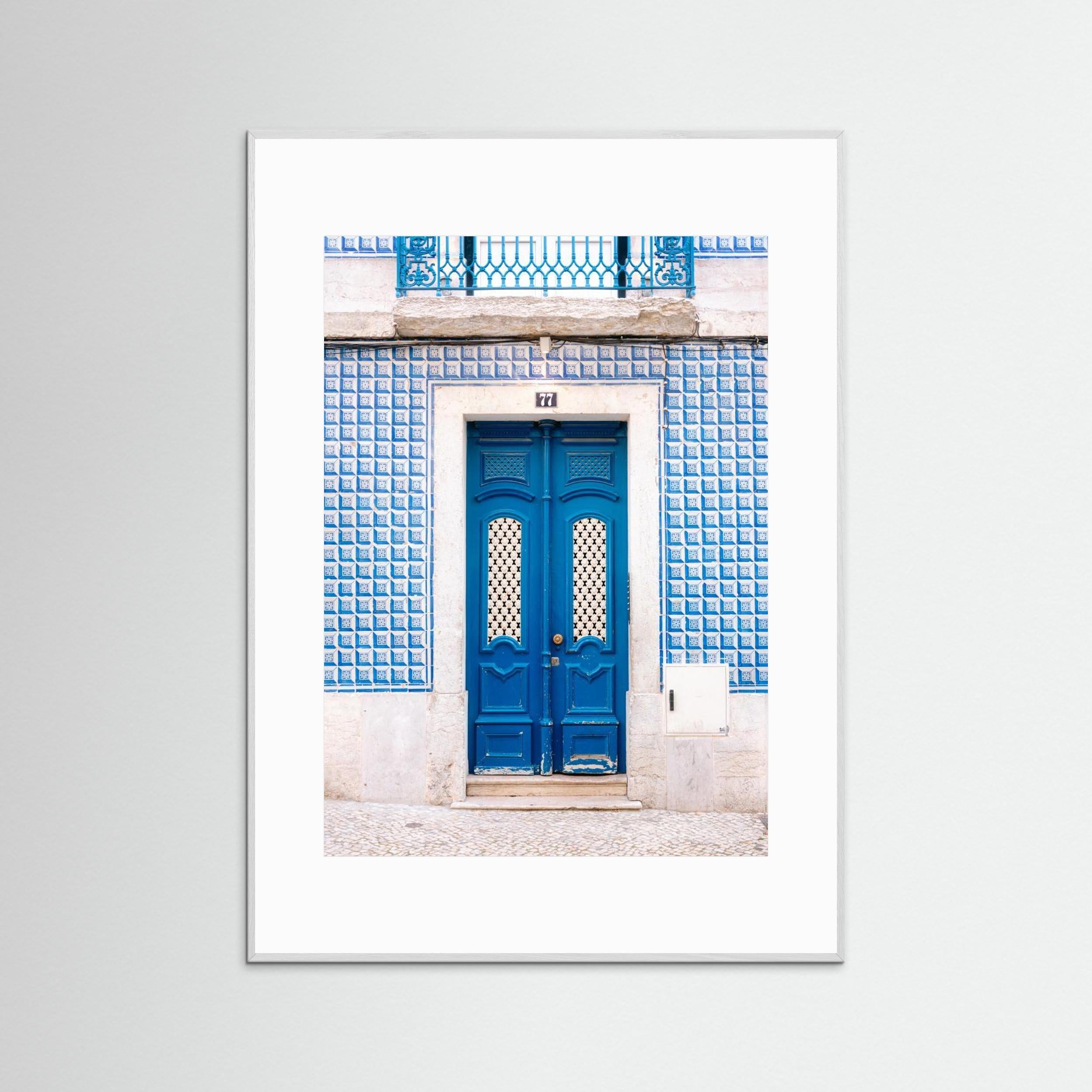 Blue Lisbon by Raisa Zwart Fine Art Paper 