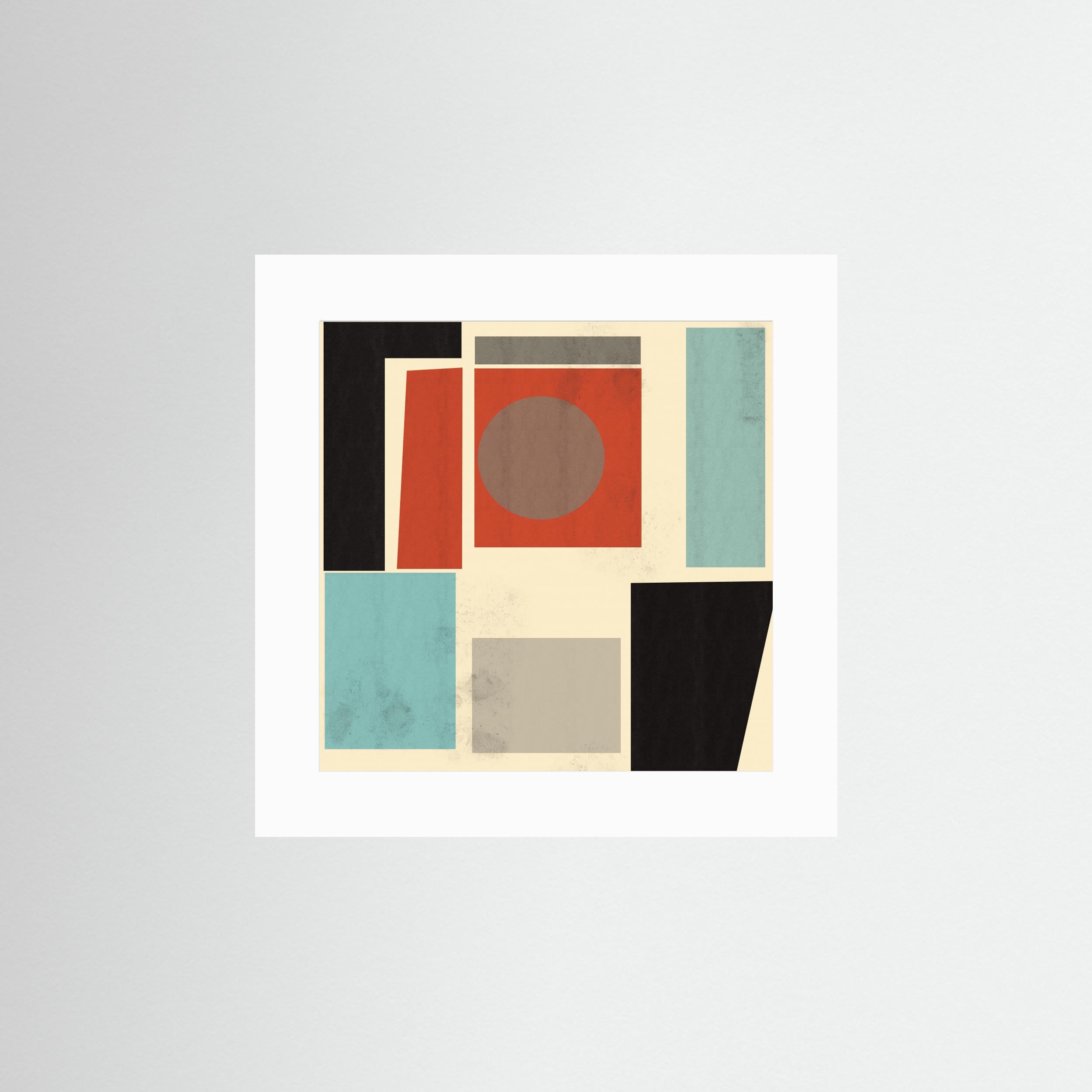 GEOMETRIC POINT Nr 1 by The Miuus Studio Fine Art Paper