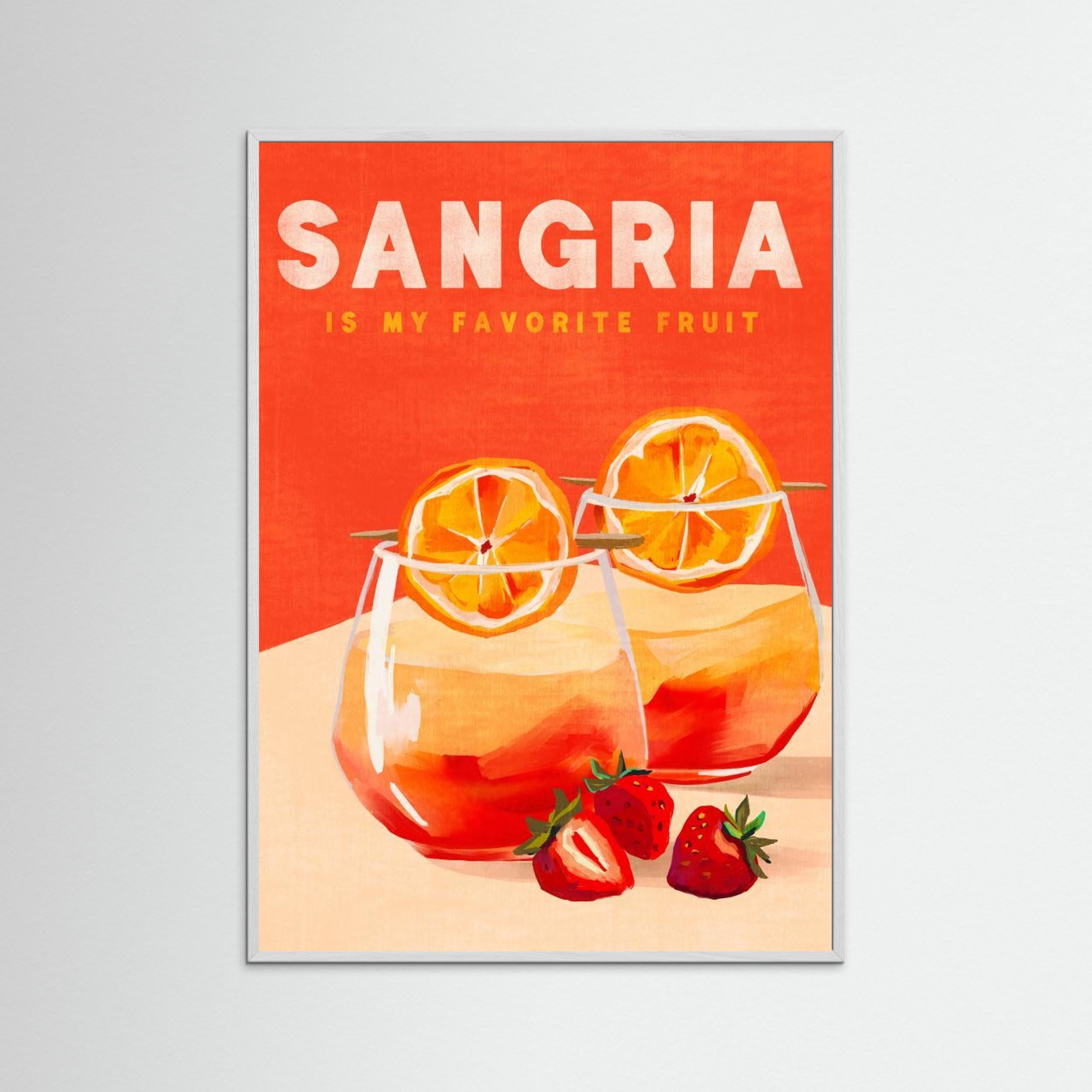 Sangria by The Whiskey Ginger Fine Art Paper 