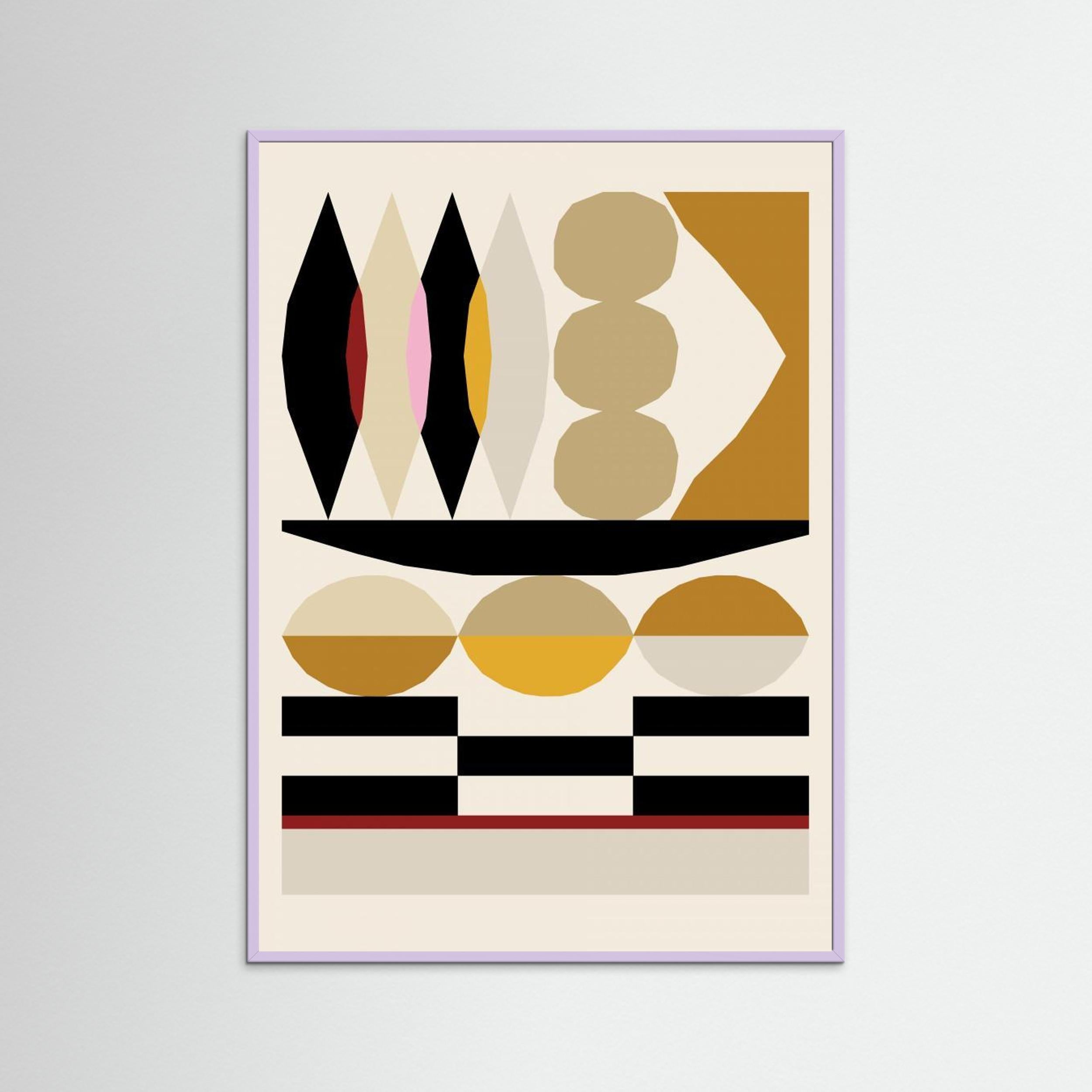 Abstract composition 25 by Nktn Fine Art Paper 