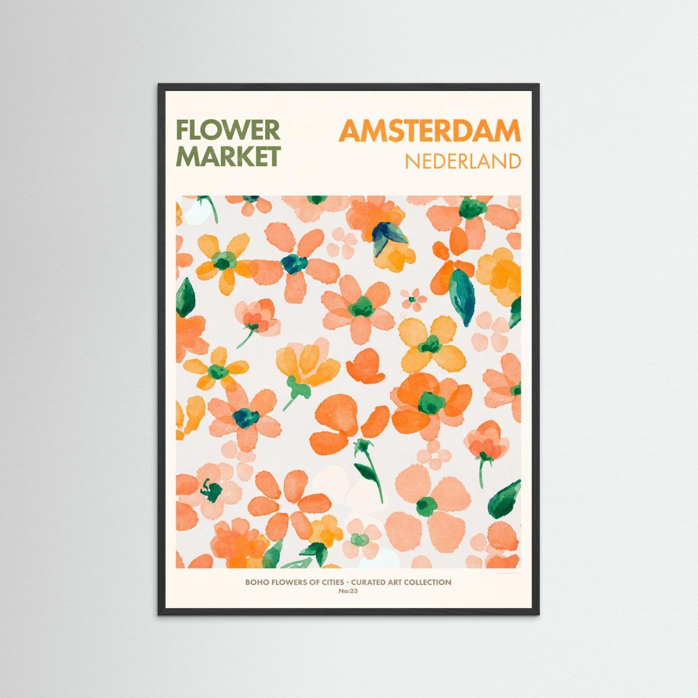 Amsterdam by Emel Tunaboylu Fine Art Paper