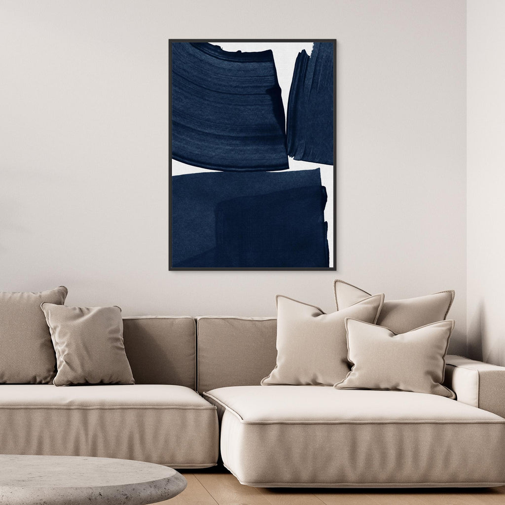 Minimalist Painting Blue I by Orara Studio