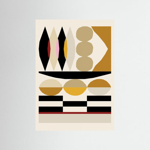 Abstract composition 25 by Nktn Fine Art Paper 