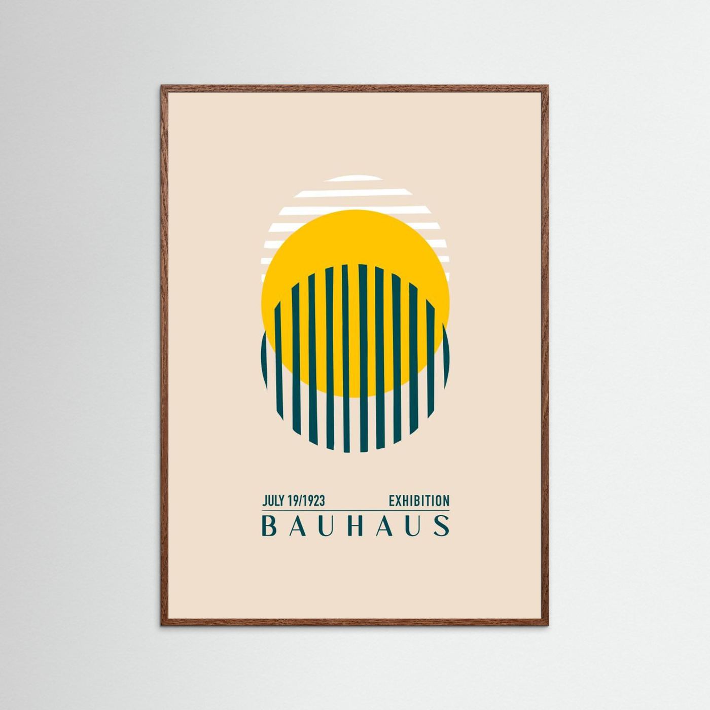 Bauhaus Sari Kure by Emel Tunaboylu Fine Art Paper