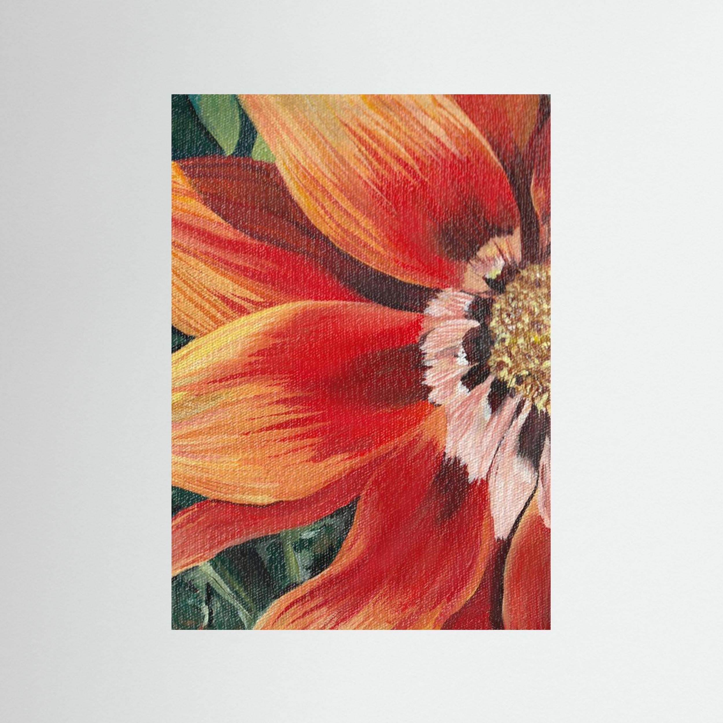 Gazania 1 By Viccy Wanliss by Viccy Wanliss Fine Art Paper 