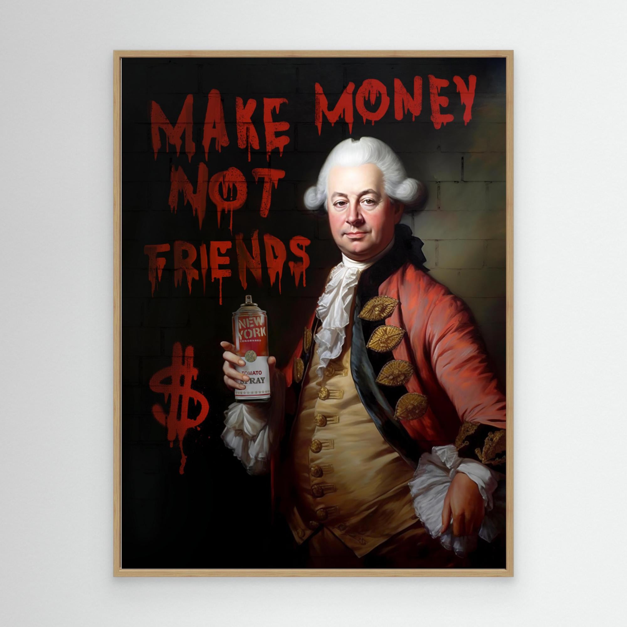 Make Money Not Friends by Dikhotomy Canvas