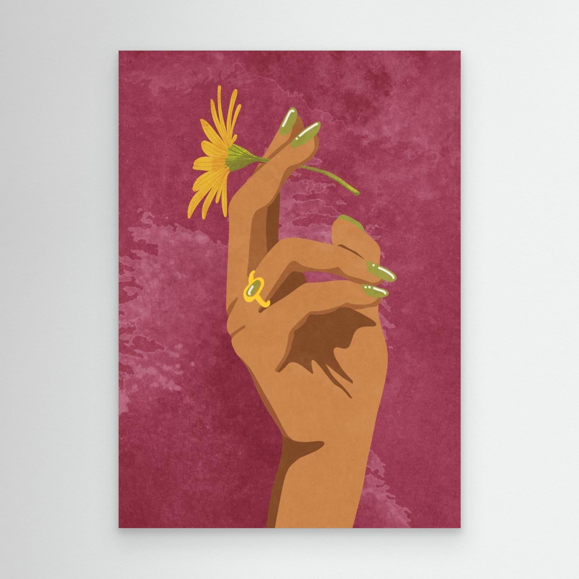 Smoking Flower by Raissa Oltmanns Canvas