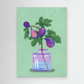 Figs Branch In Vase by Raissa Oltmanns Canvas