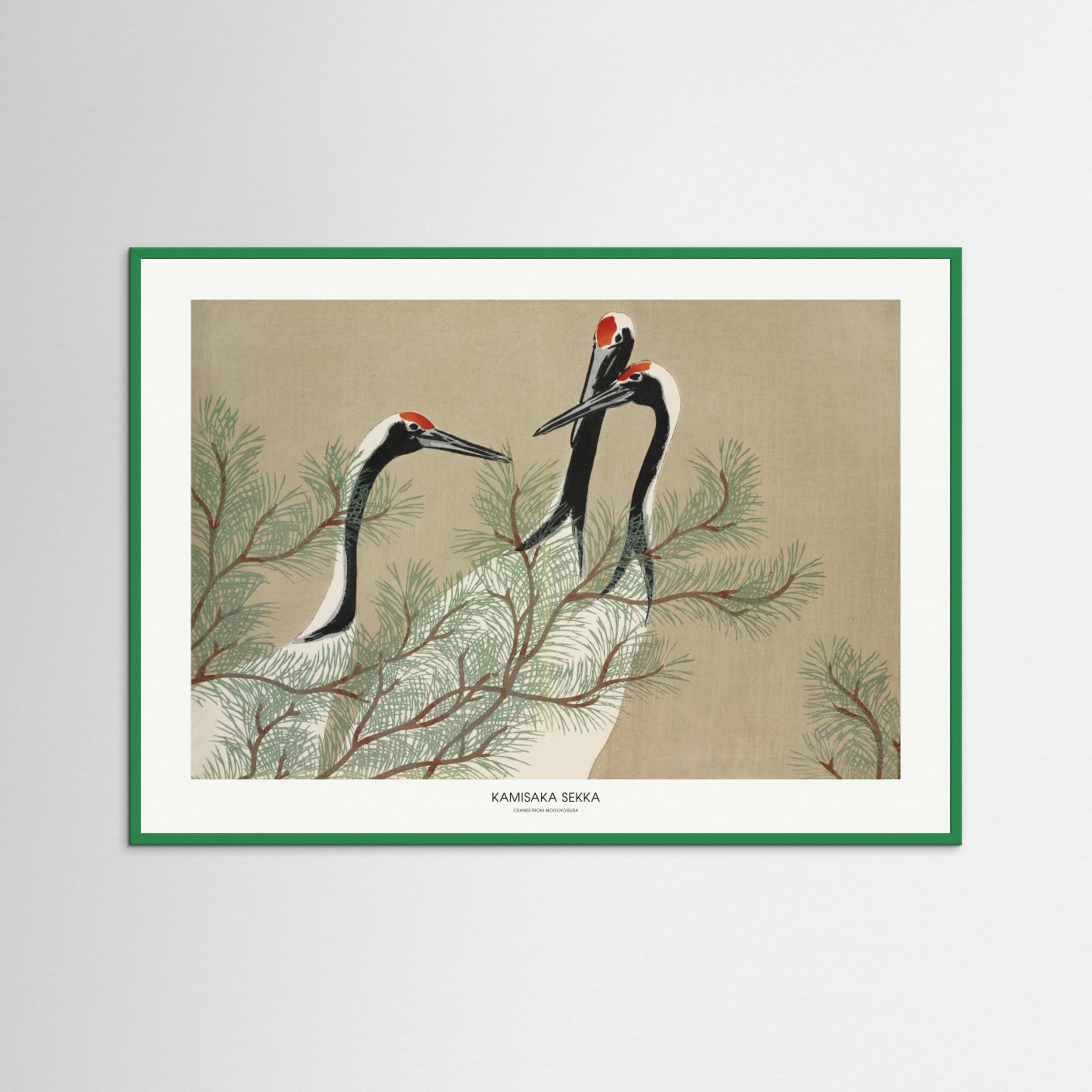 Cranes From Momoyogusa by Pictufy Fine Art Fine Art Paper