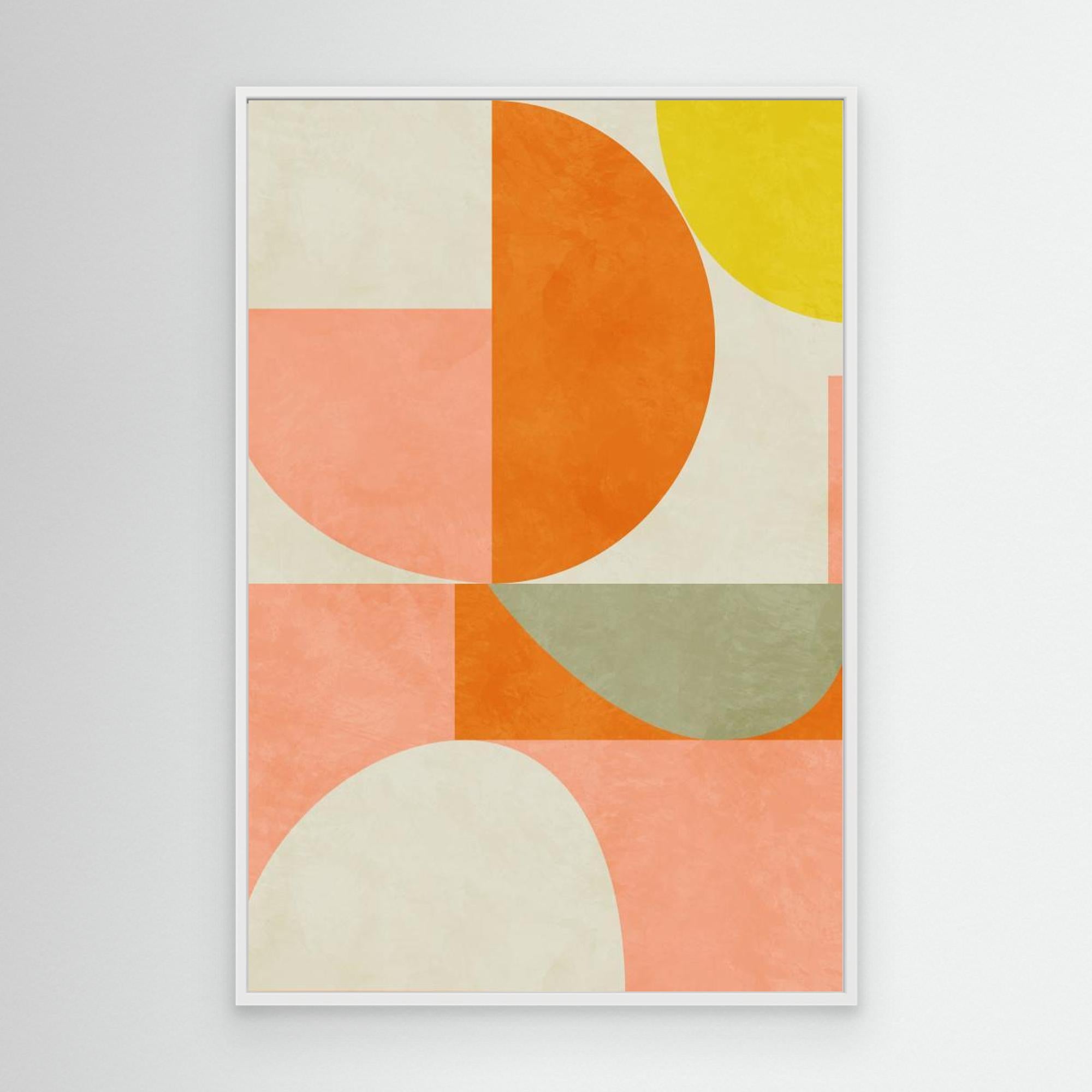 Summer Circles22 3 V by Ana Rut Bre Canvas