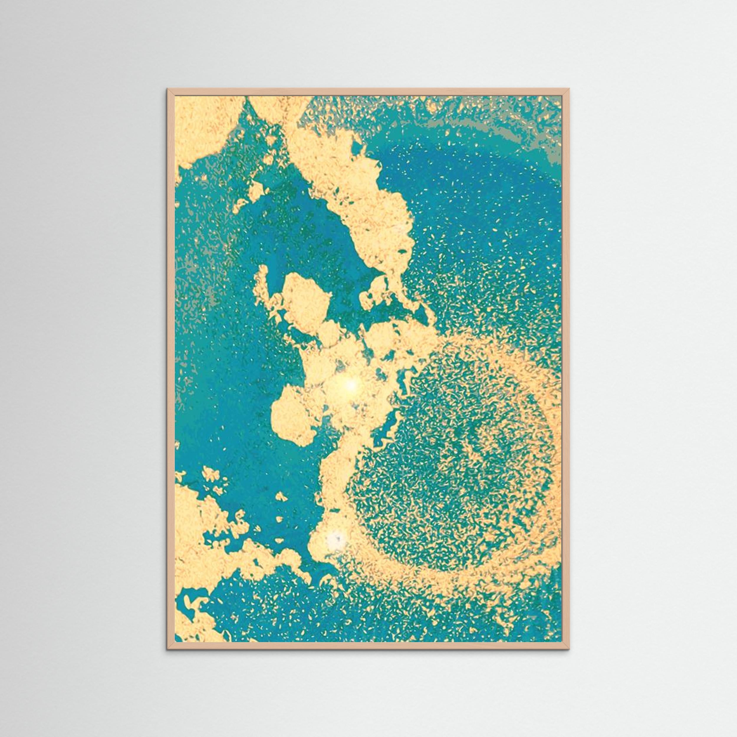 Rich Ocean No.3 by The Frame Gain Fine Art Paper