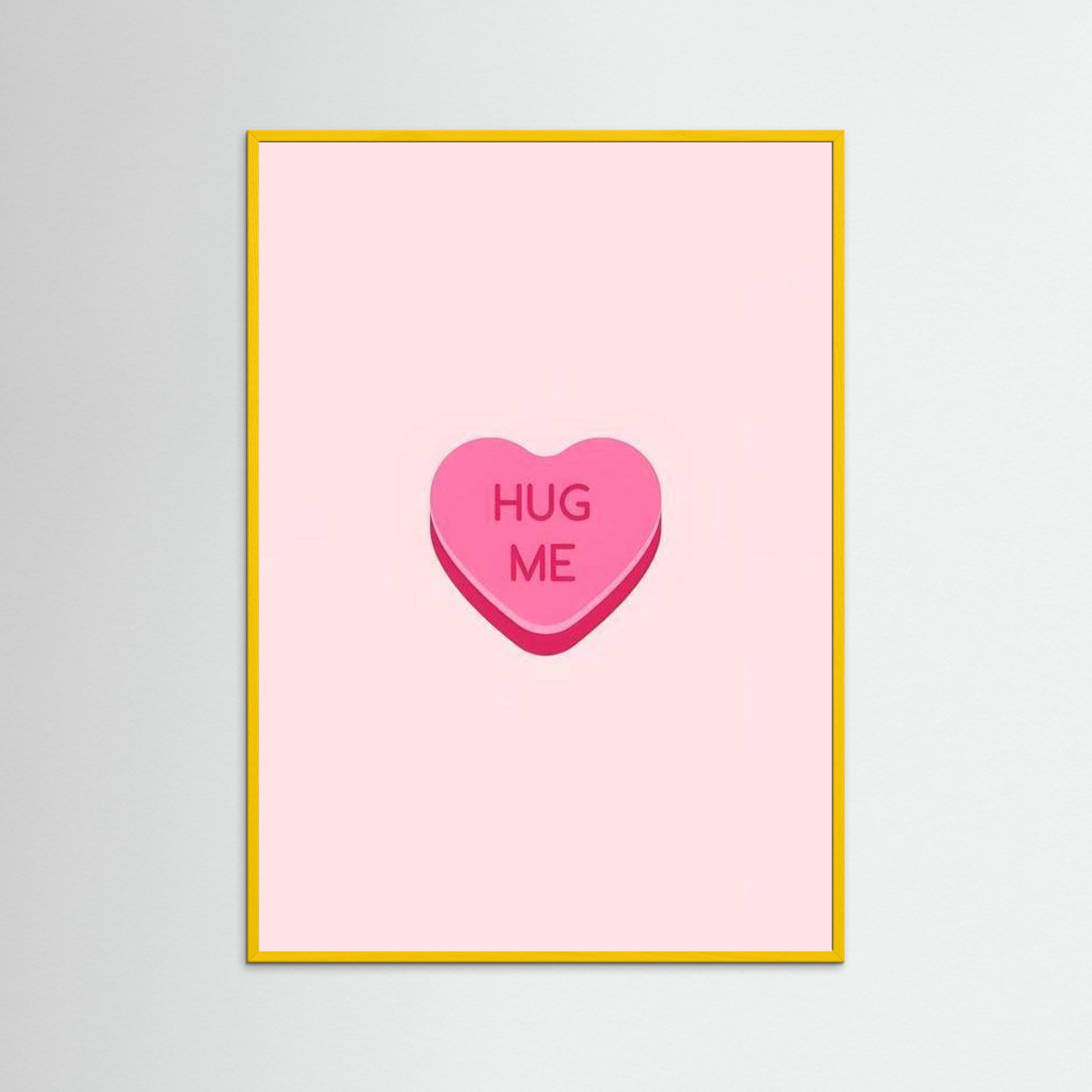Hug Me By The Frame Gain Fine Art Paper