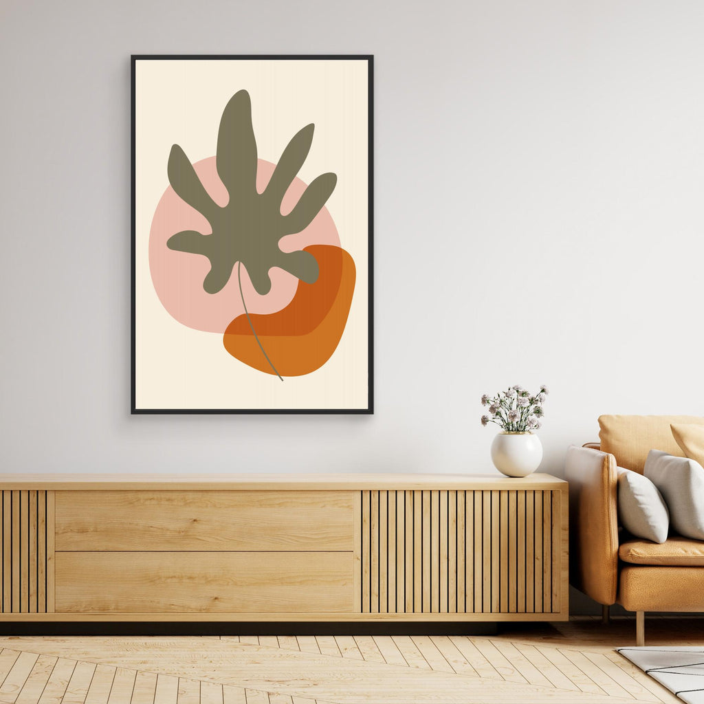 Abstract Botanical Boho Leaves 13 by Dina Dankers  Canvas