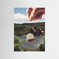 Lake afternoon tea - Teabag by Vertigo Artography Fine Art Paper 