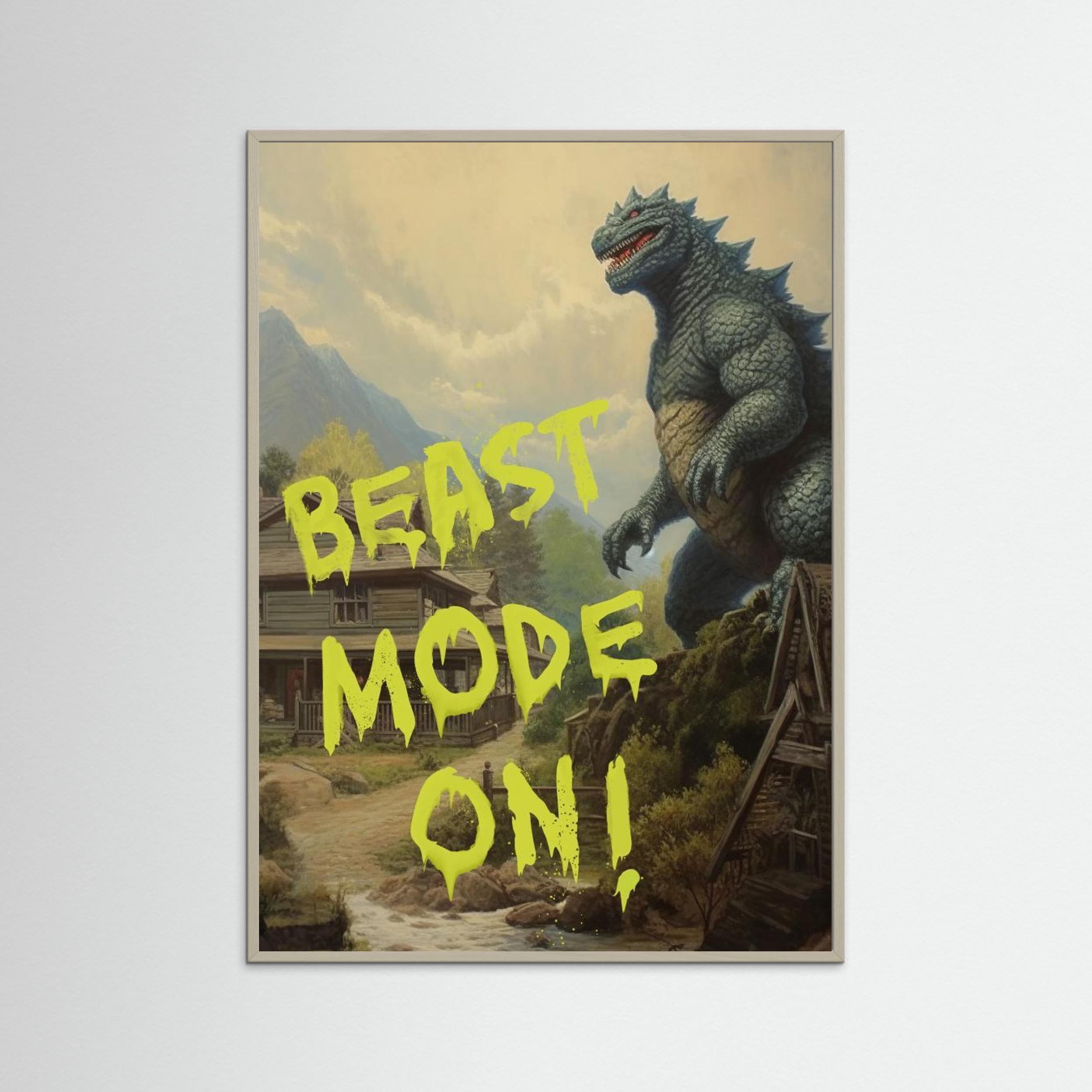Beast Mode On by Dikhotomy Fine Art Paper 