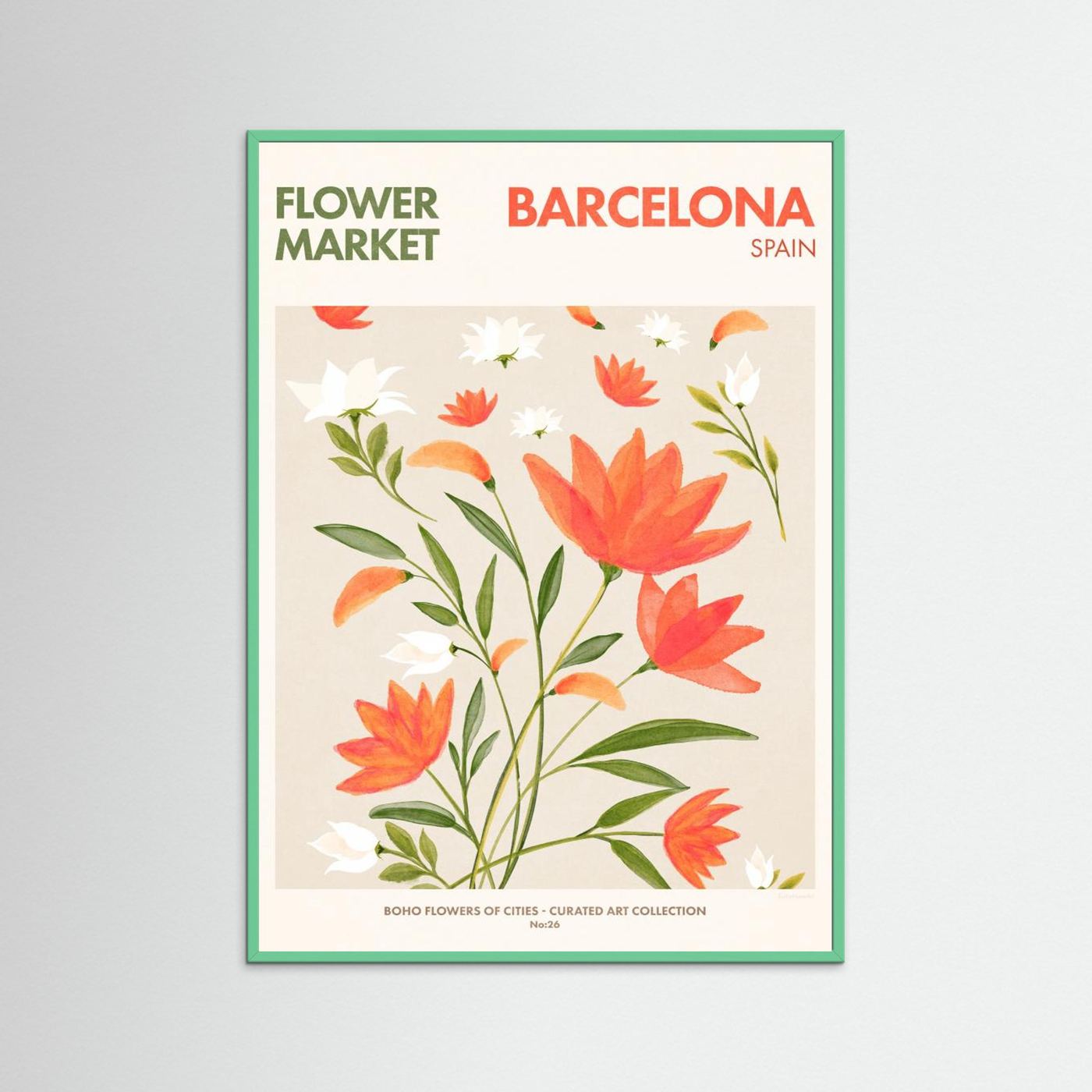 Barcelona by Emel Tunaboylu Fine Art Paper