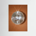 Orange Disco Ball by Samantha Hearn Fine Art Paper