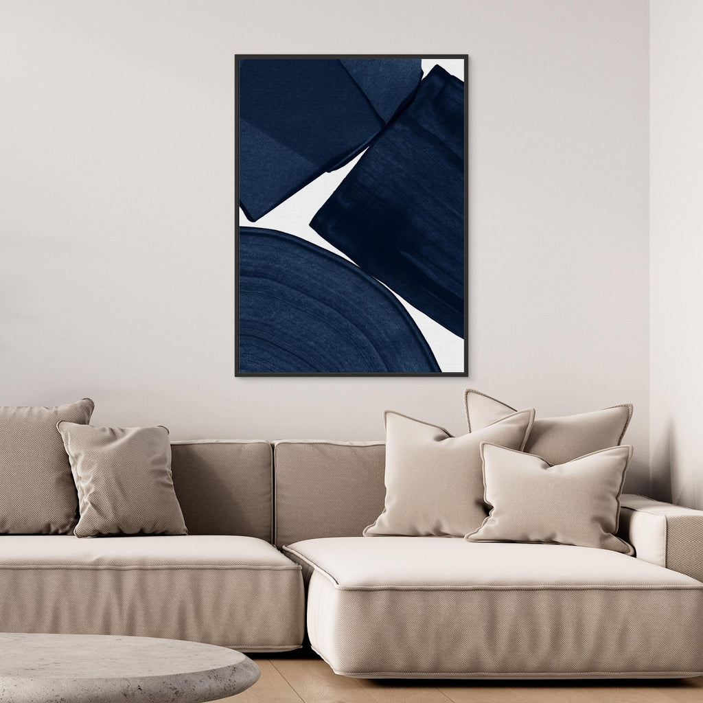 Minimalist Painting Blue II by Orara Studio