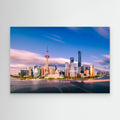 Shanghai skylines by Wei (David) Dai Canvas