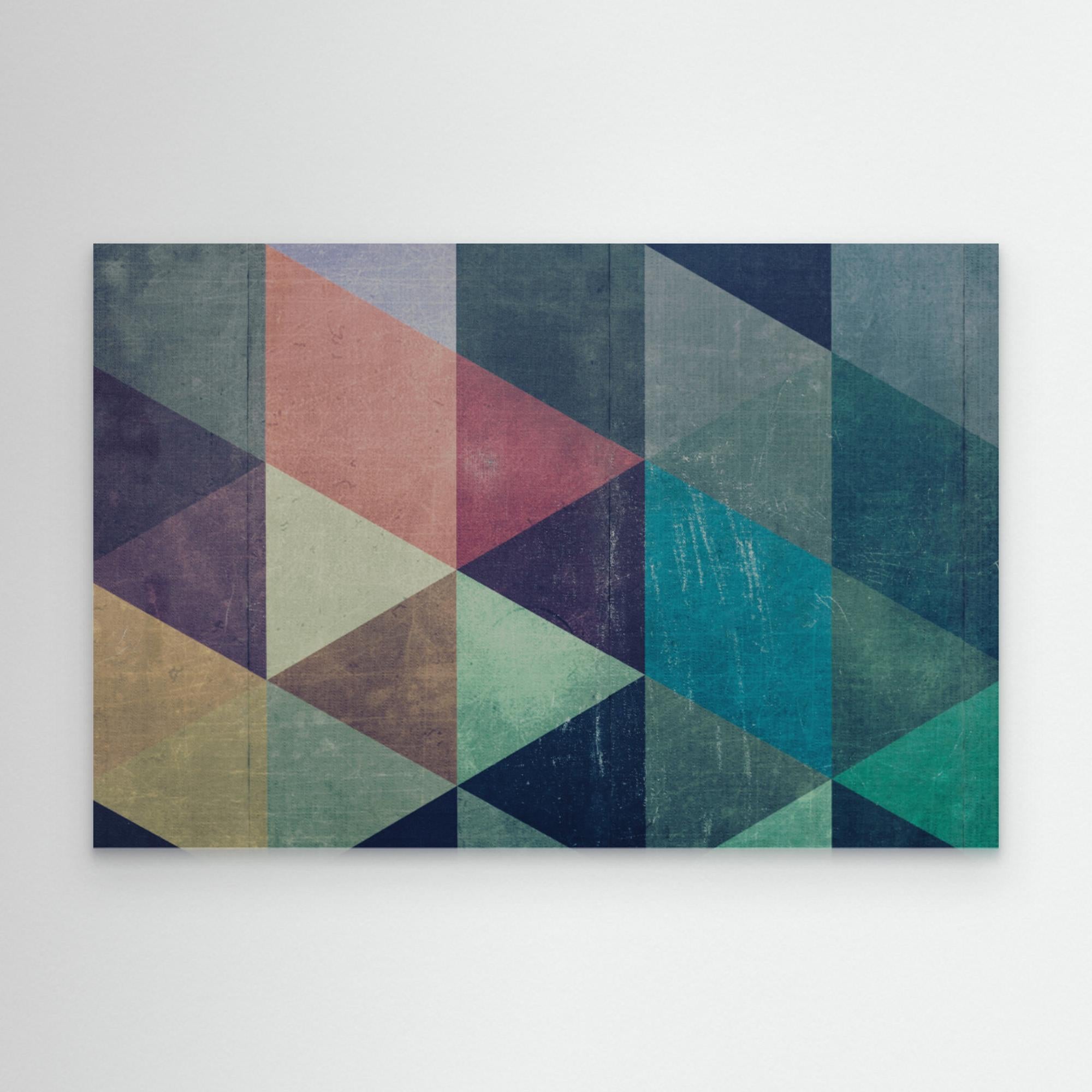 Triangle Textures by Tim Mossholder Canvas