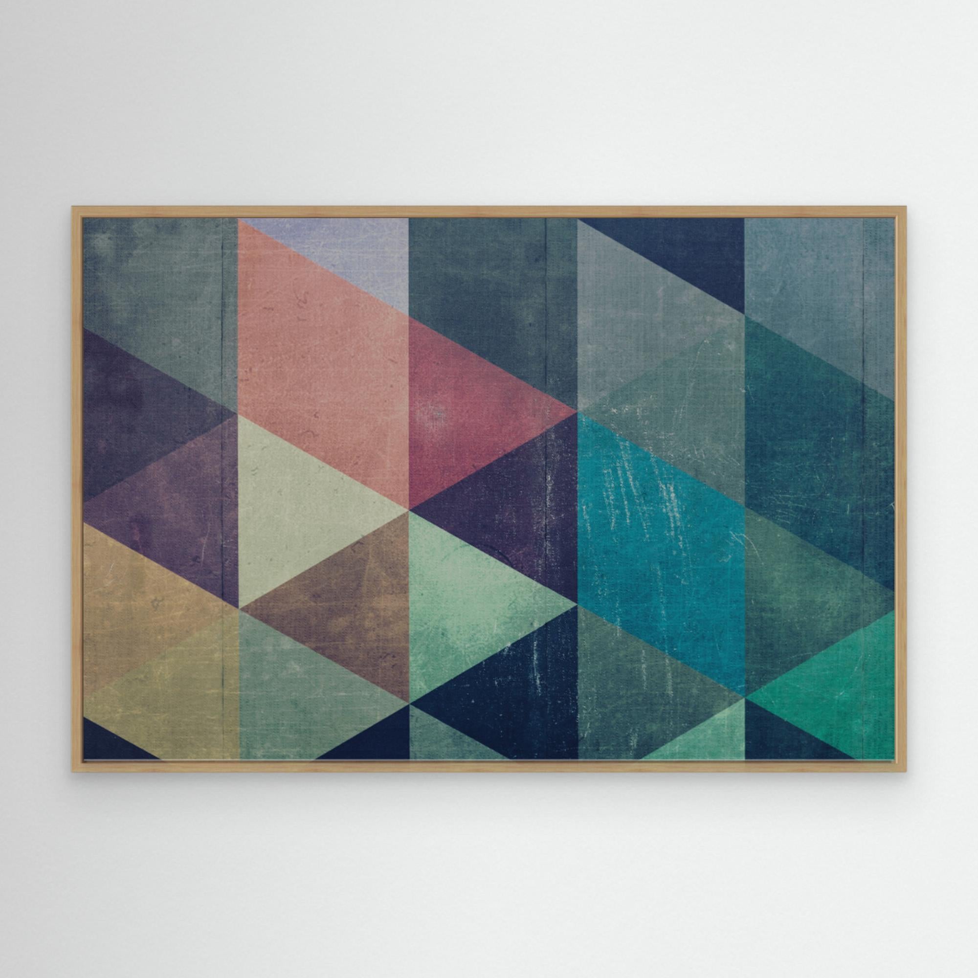 Triangle Textures by Tim Mossholder Canvas