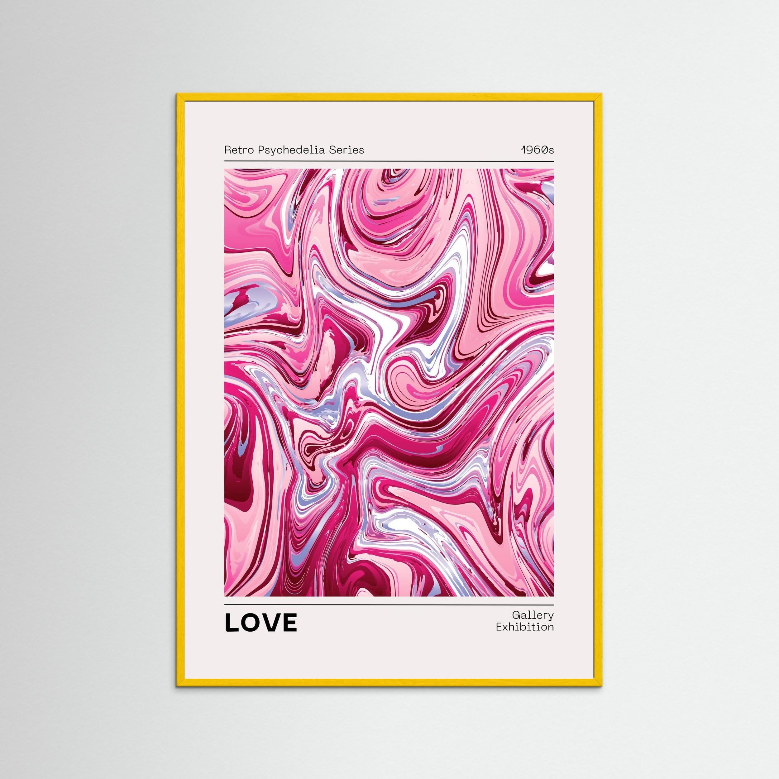 Retro Psychedella Series 1960s LOVE 