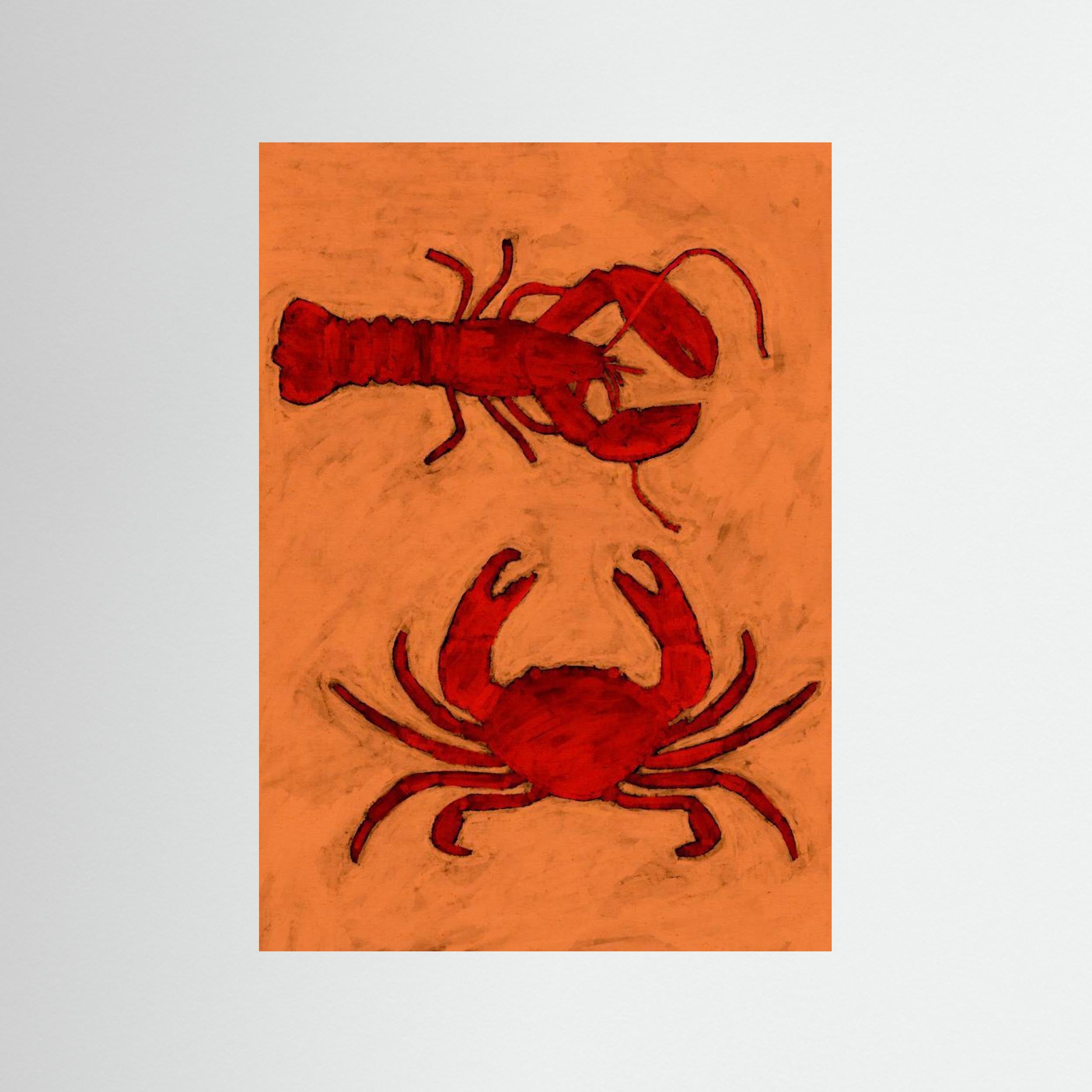 Coastal Creatures by Shatha Al Dafai Fine Art Paper 