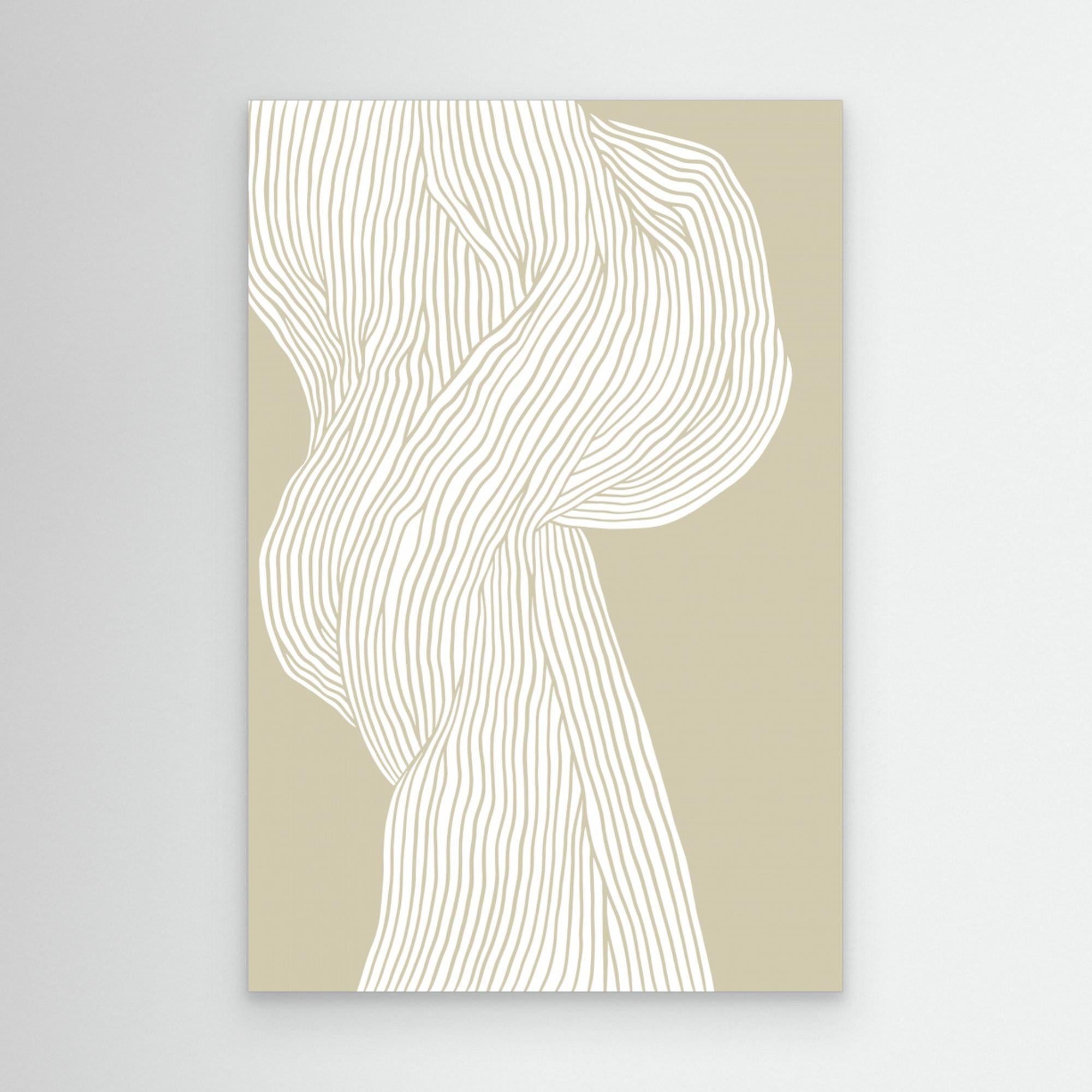 Fibers No 6 by Treechild Canvas